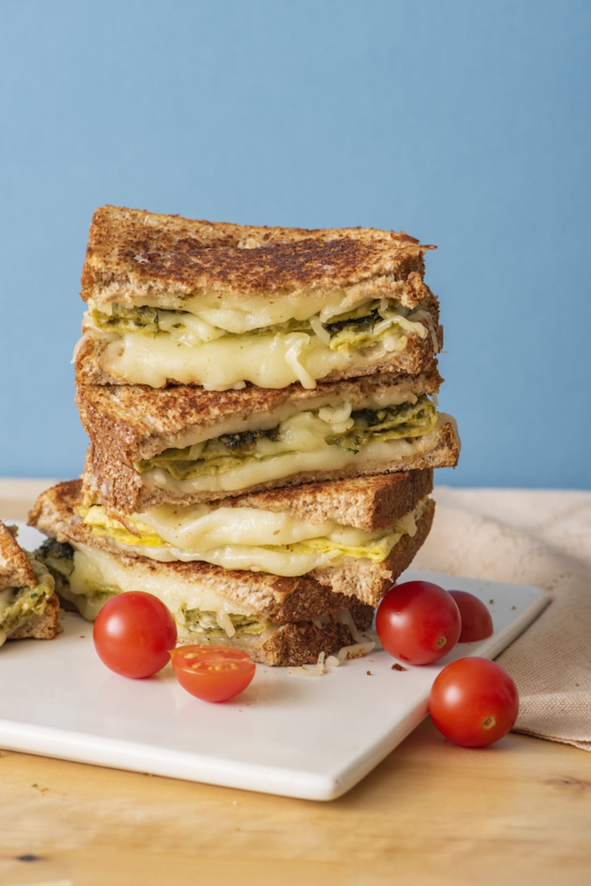 Egg Pesto Melt