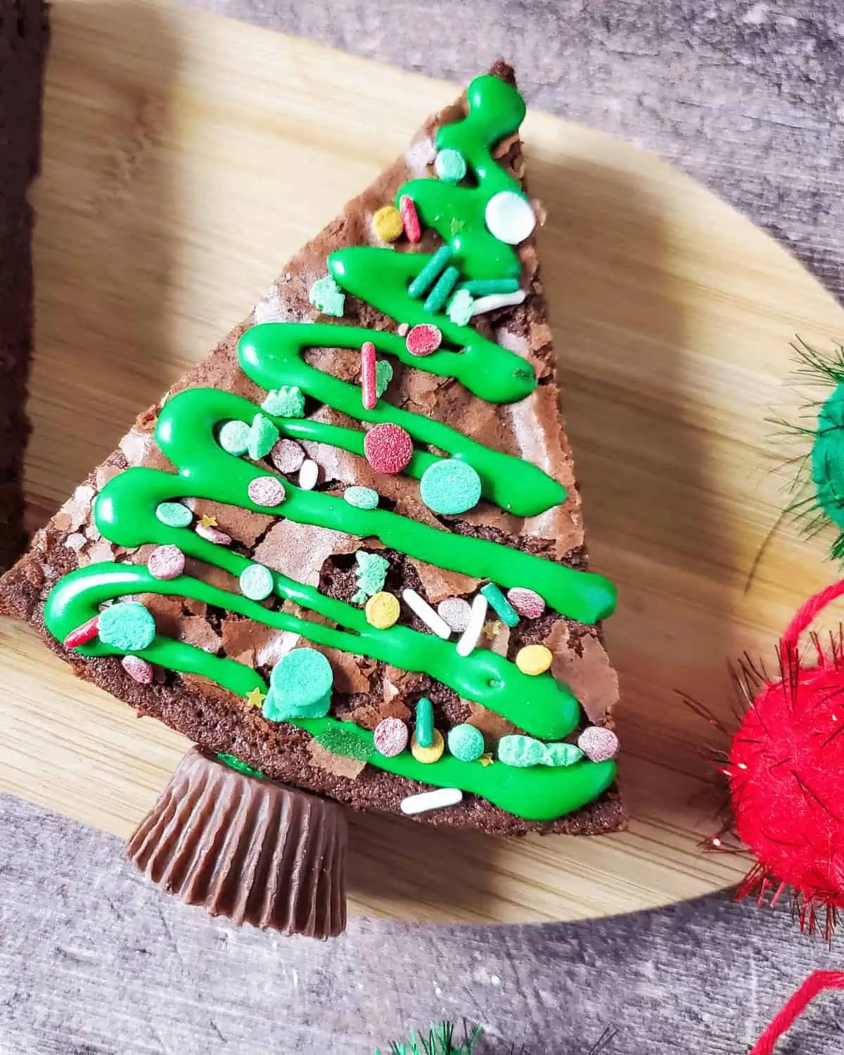 Christmas Tree Brownies