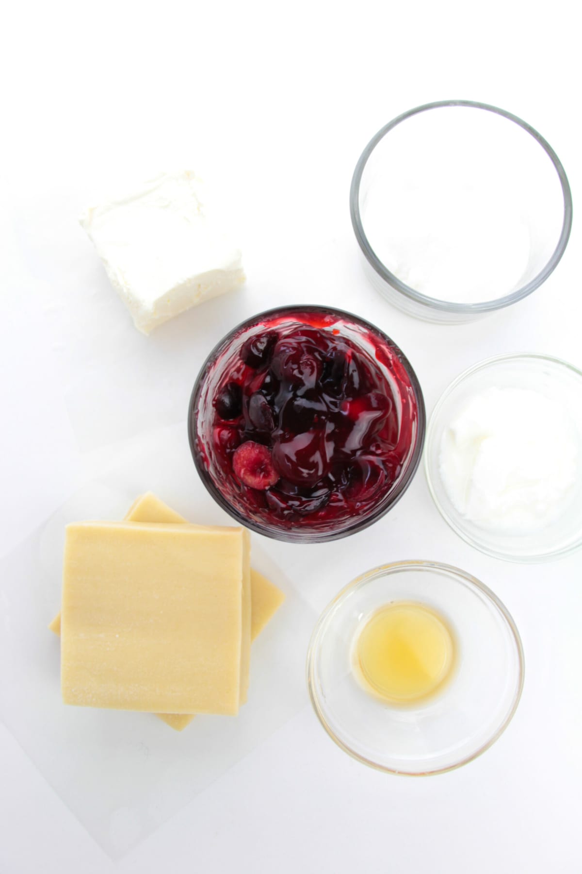 Cherry Cheesecake Dessert Wontons