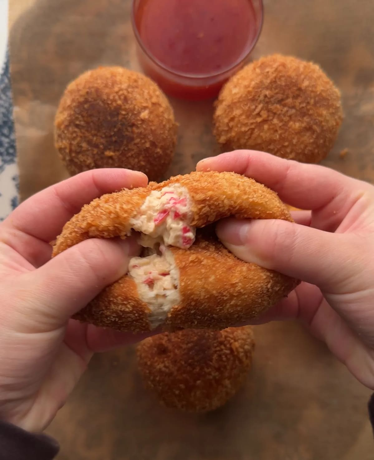 Crab Rangoon Croquette