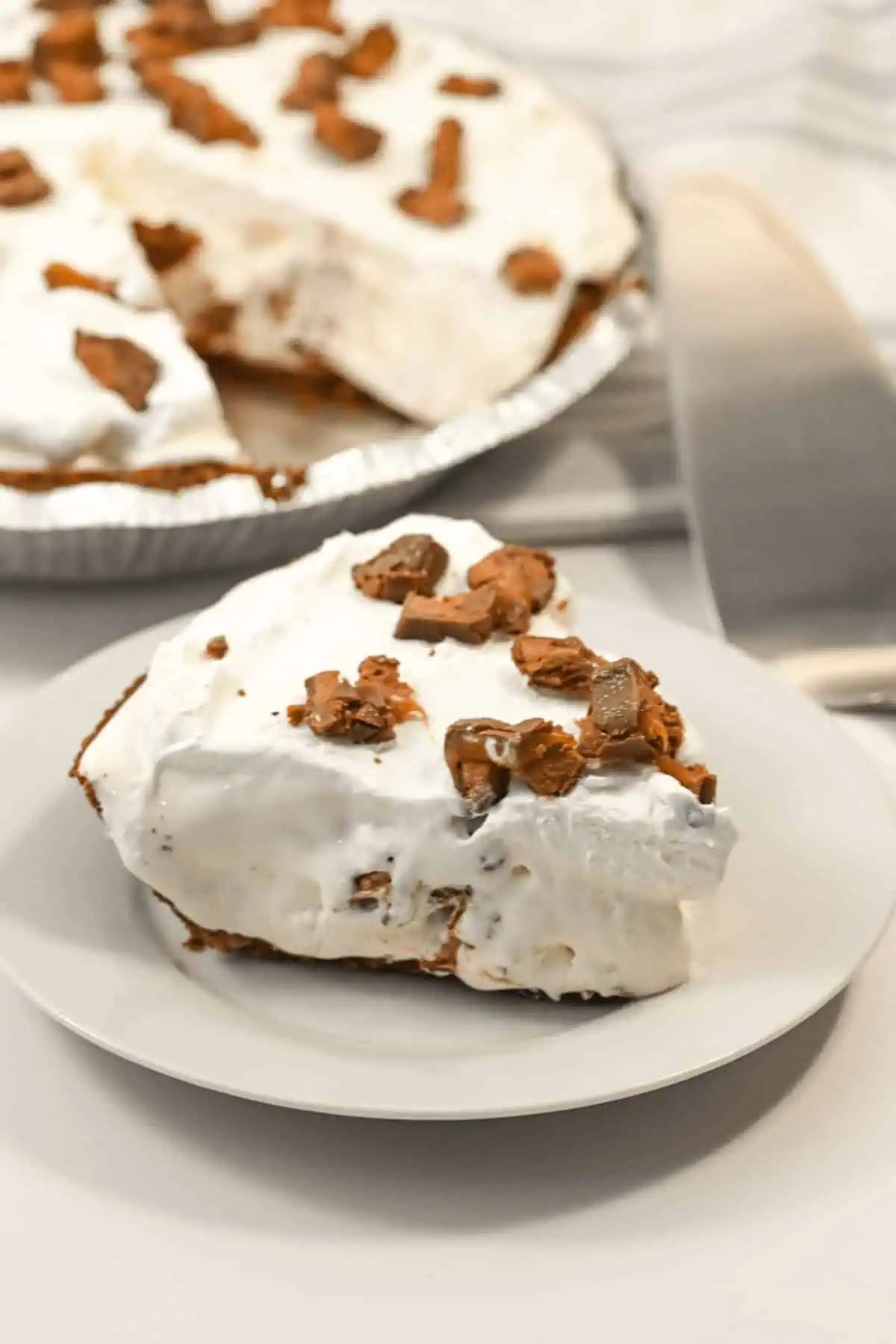 No Bake Caramel Pie