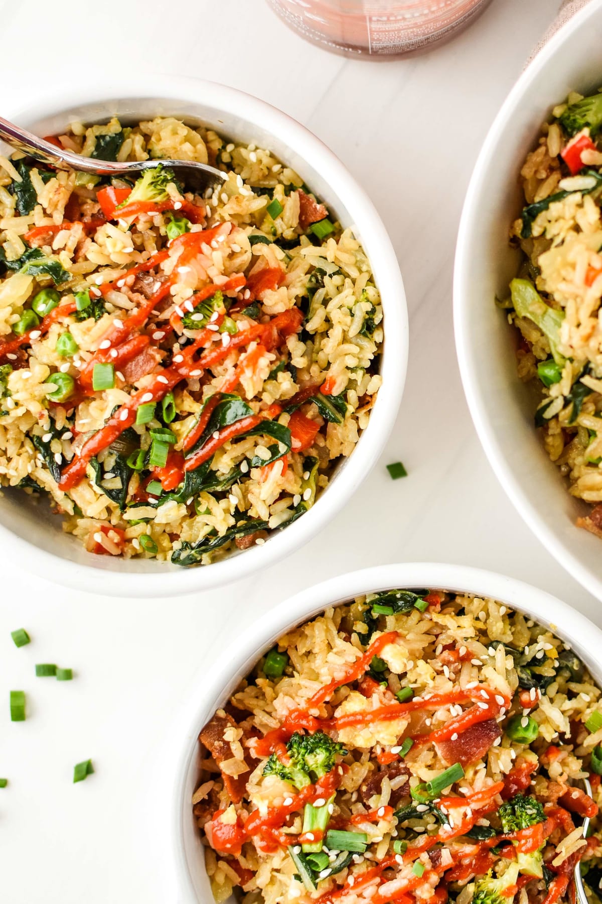 Veggie Packed Breakfast Fried Rice