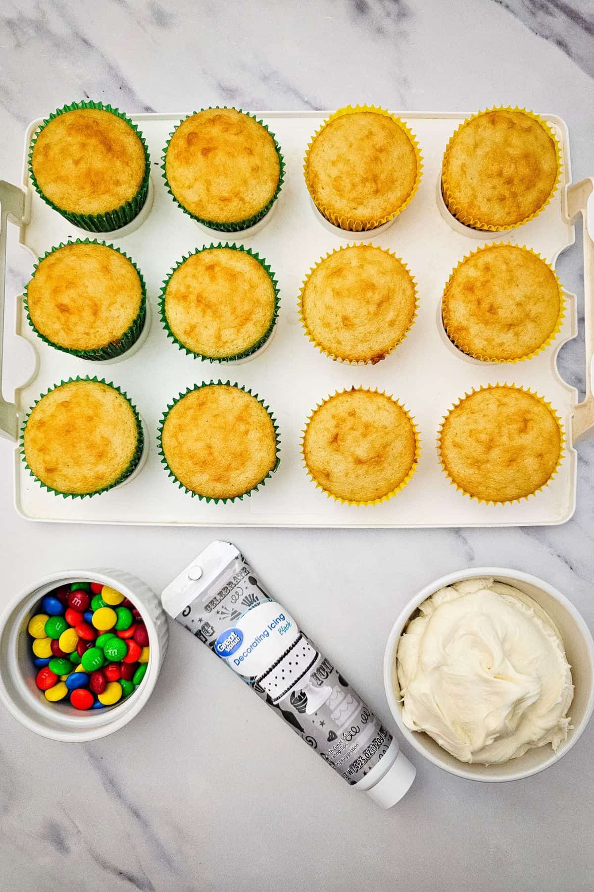 Christmas Light Cupcakes