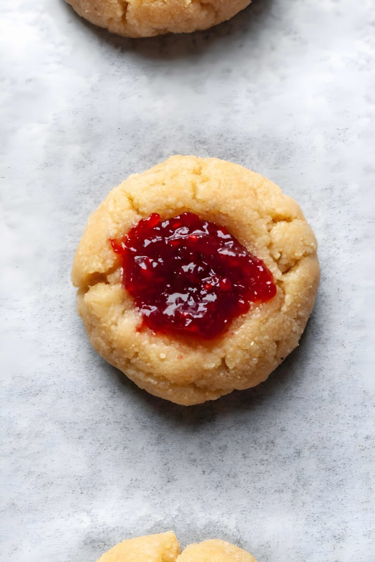 Almond Flour Thumbprint Cookies (Vegan)