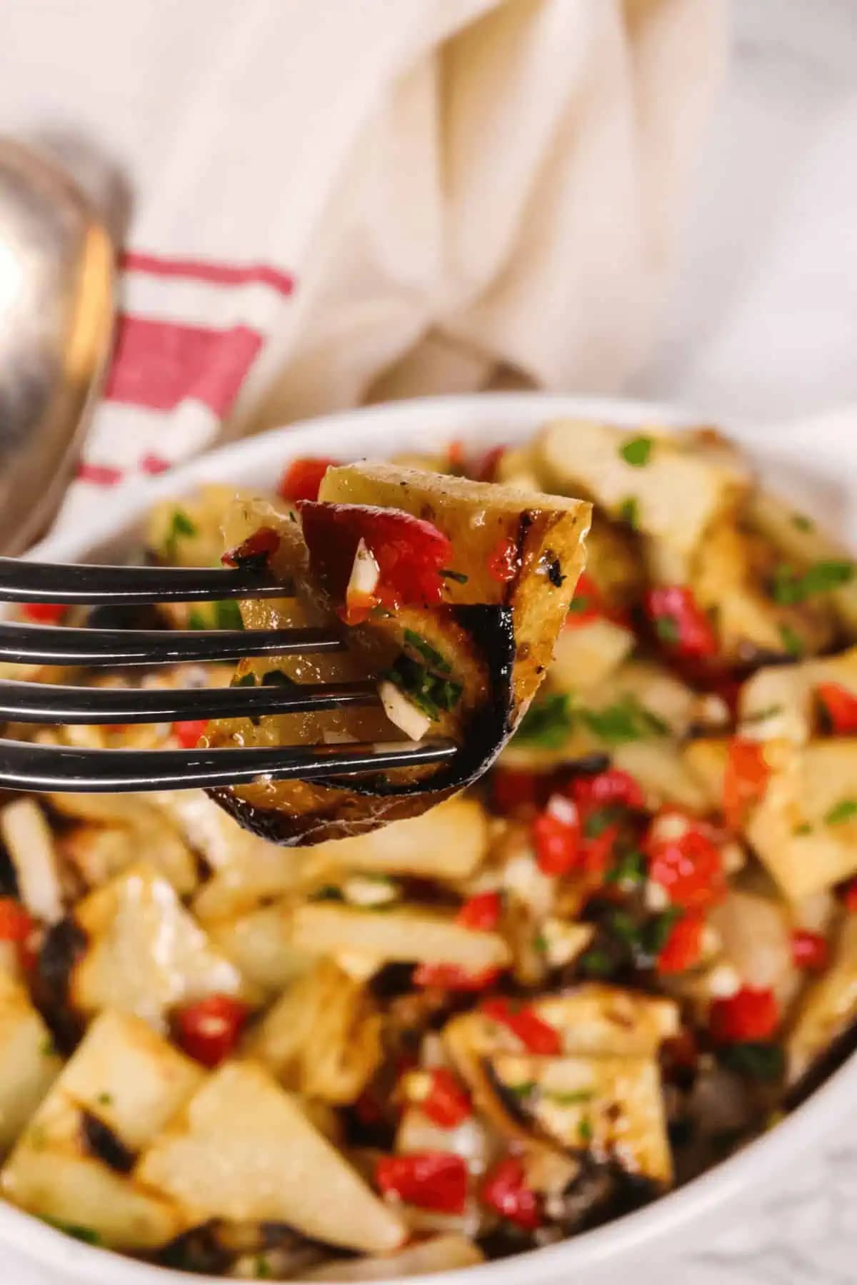 Grilled Warm Potato Salad