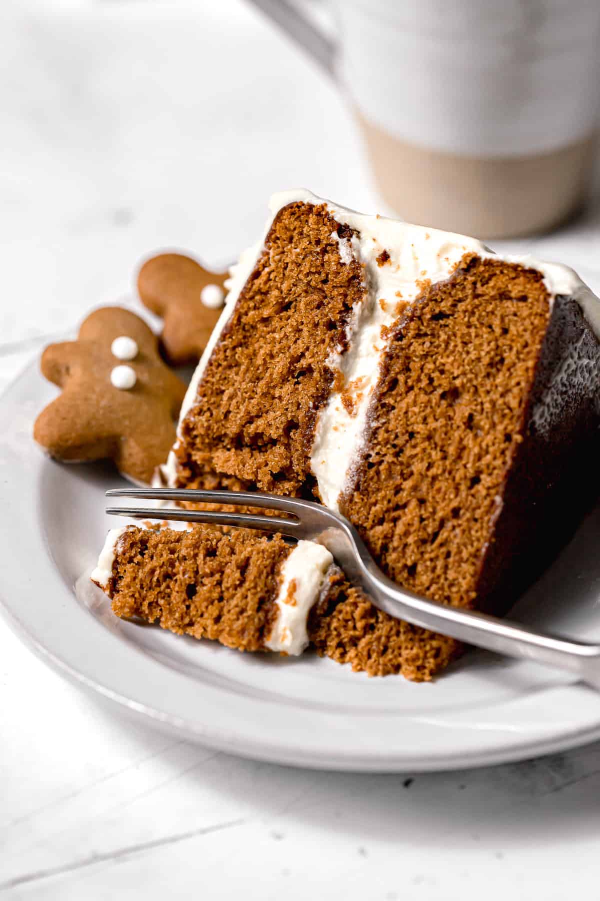 Gingerbread Cake with Cream Cheese Frosting