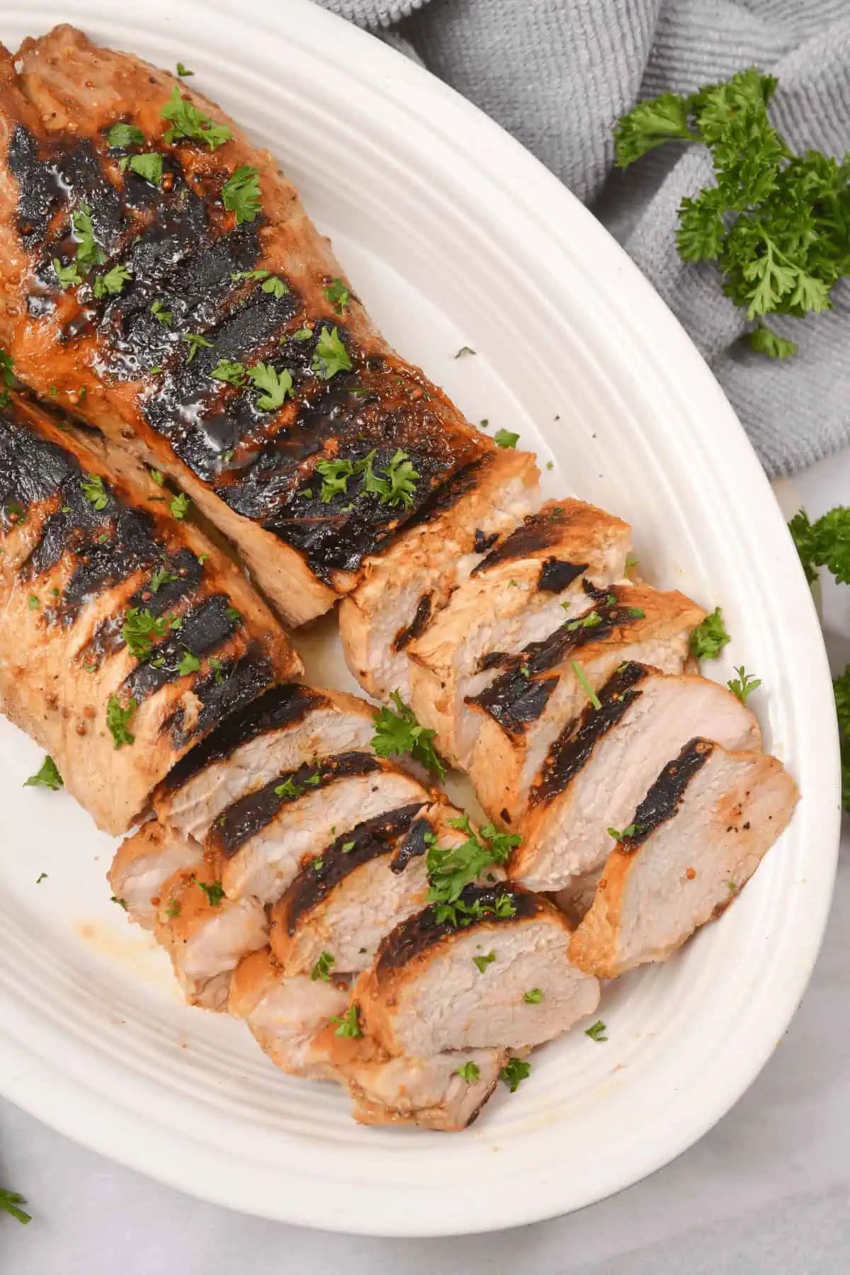 Grilled Marinated Pork Loin