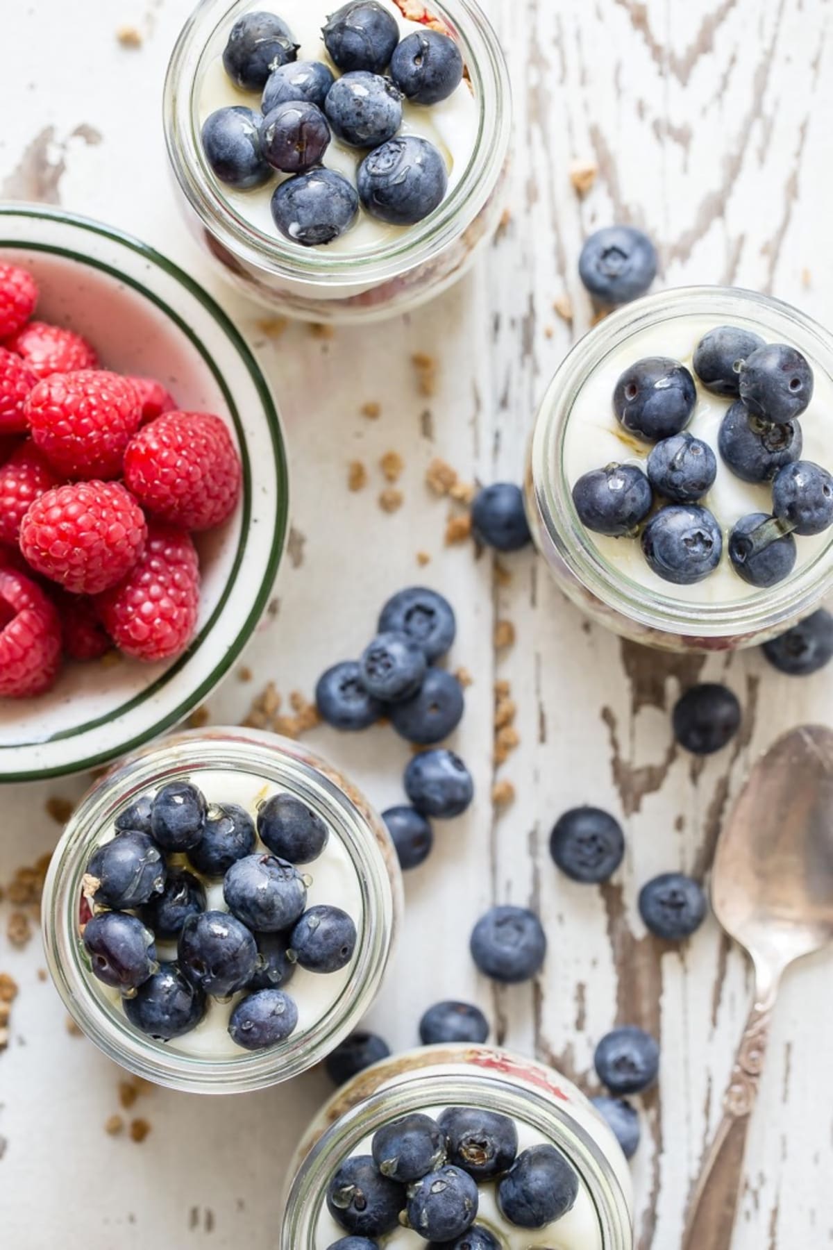 Red, White and Blue Parfaits