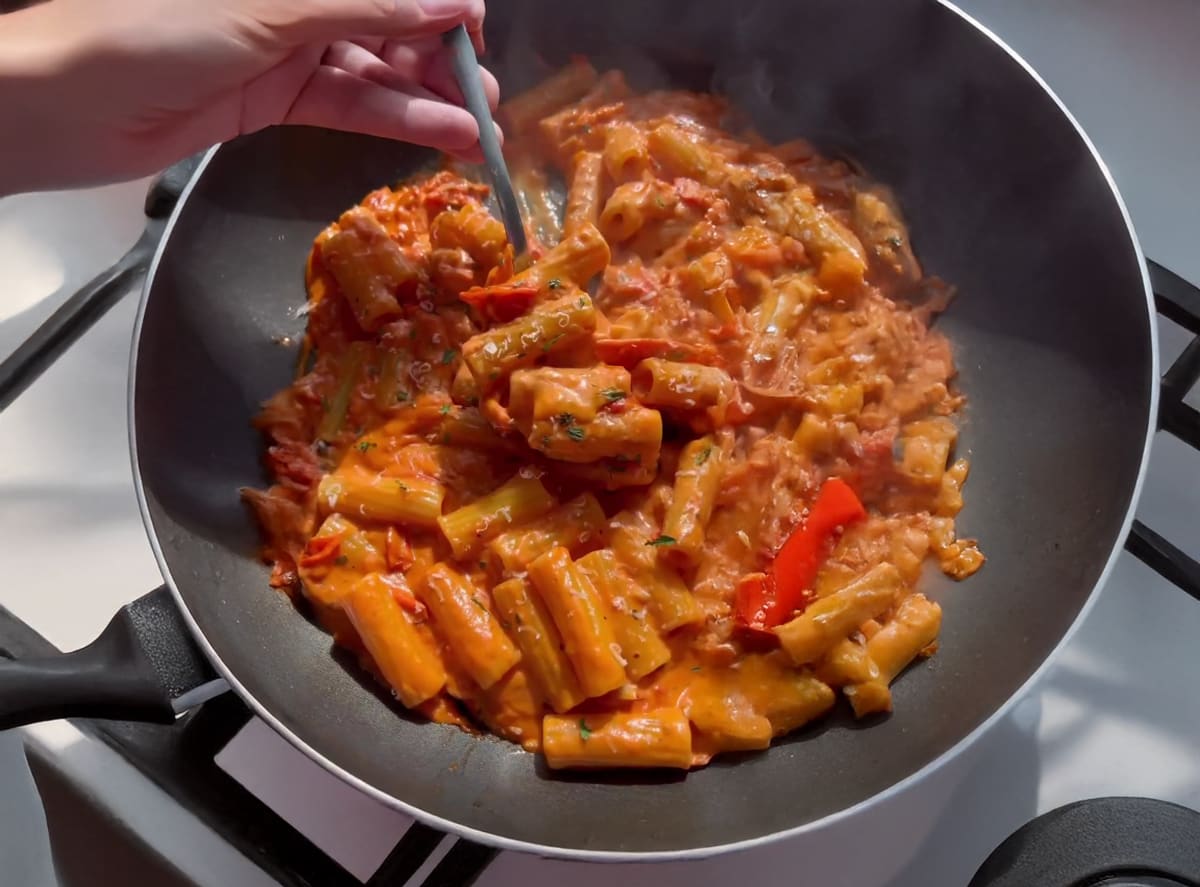 Creamy Tomato Rigatoni