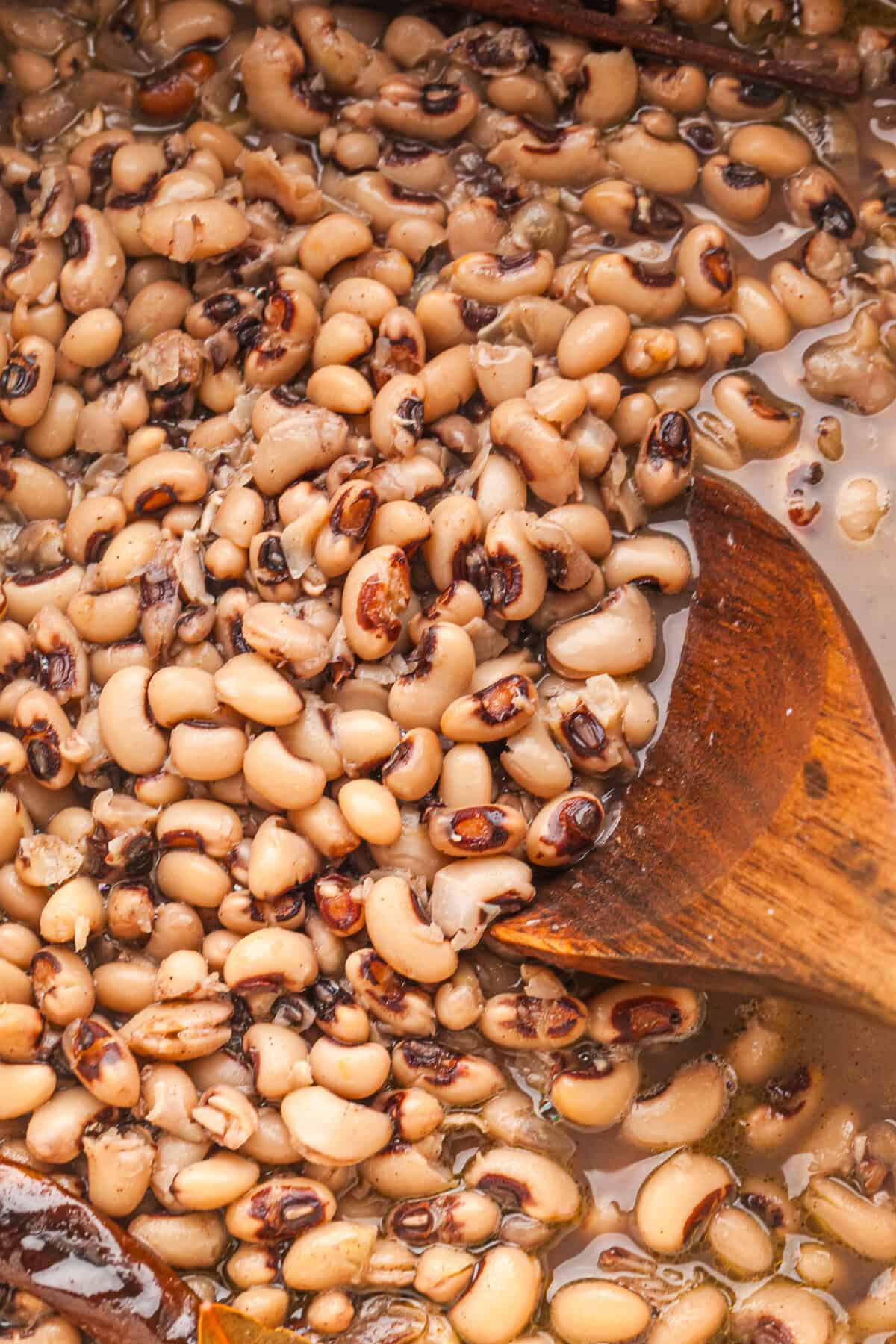 Brothy Black Eyed Peas Recipe