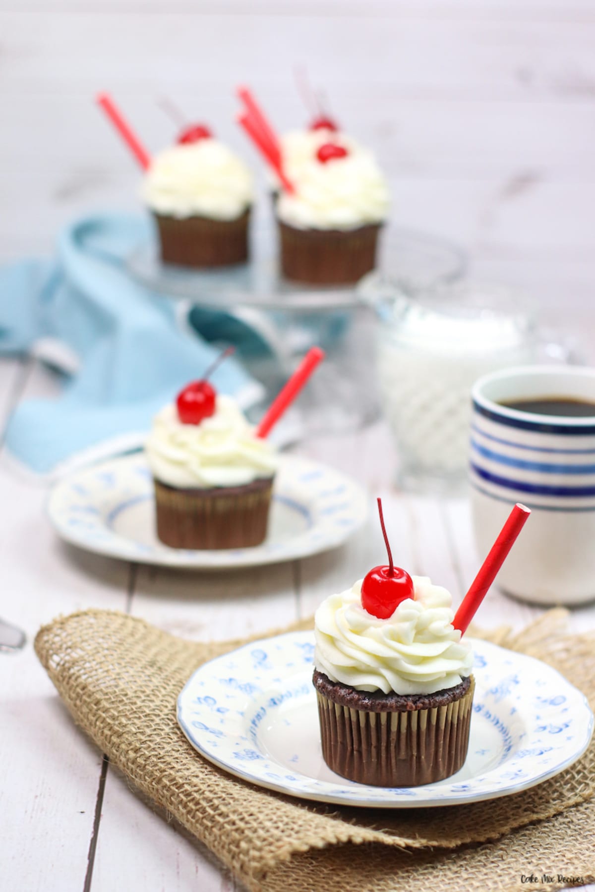 Root Beer Cupcakes with Cake Mix