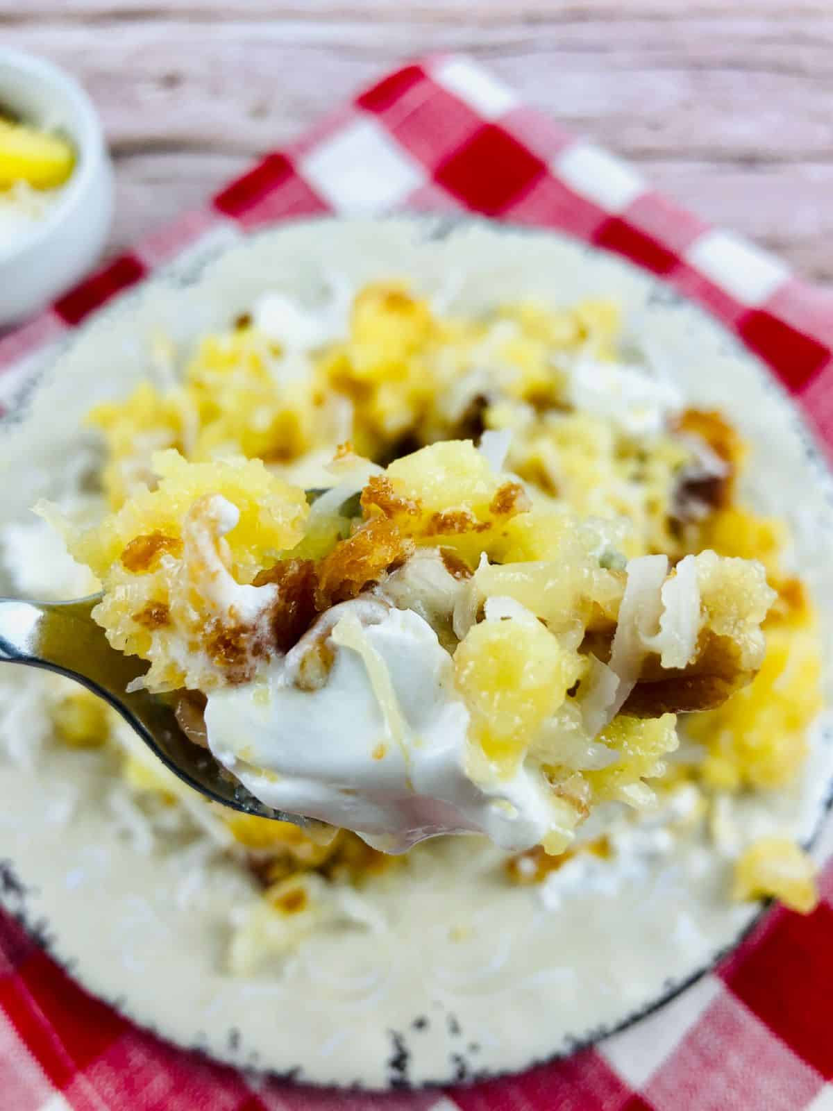 Easy Coconut Pineapple Cake in the Crock Pot