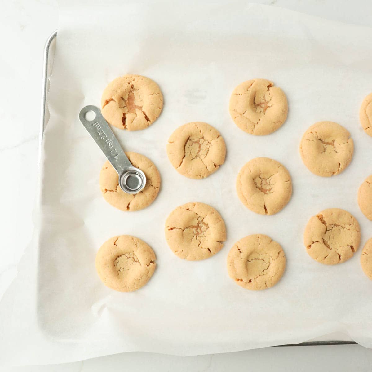Chocolate Peanut Butter Thumbprint Cookies