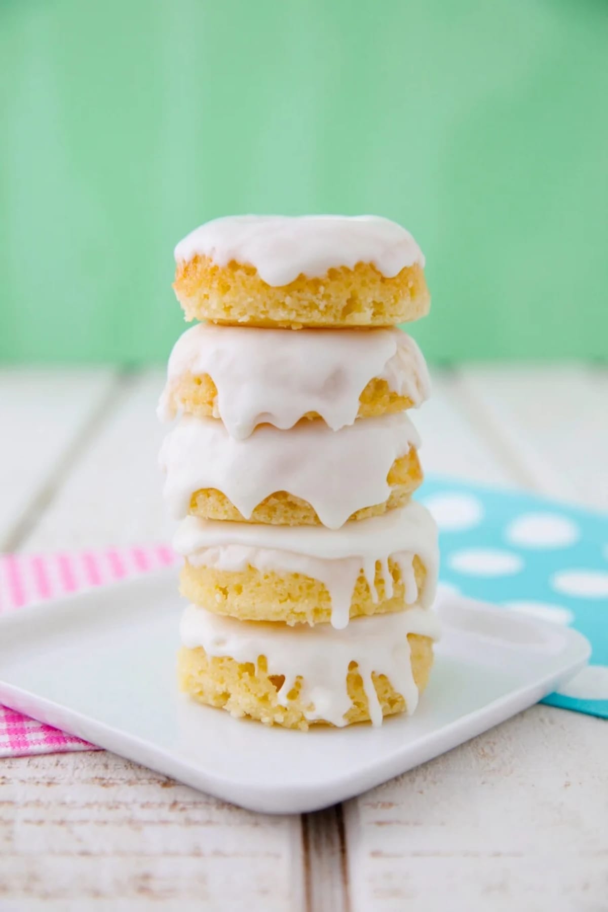 Lemon Pound Cake Mini Doughnuts