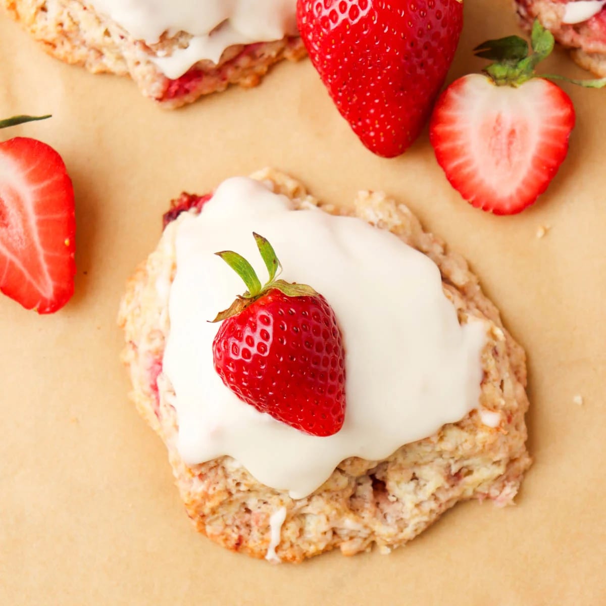 Strawberries & Cream Scones