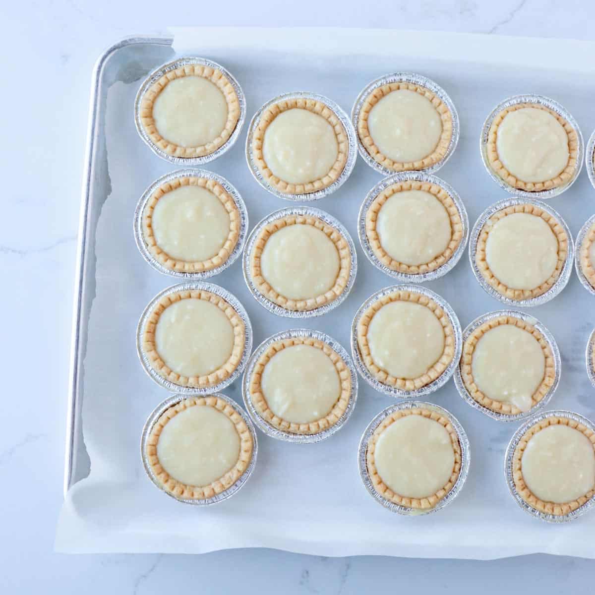 Coconut Cream Tarts