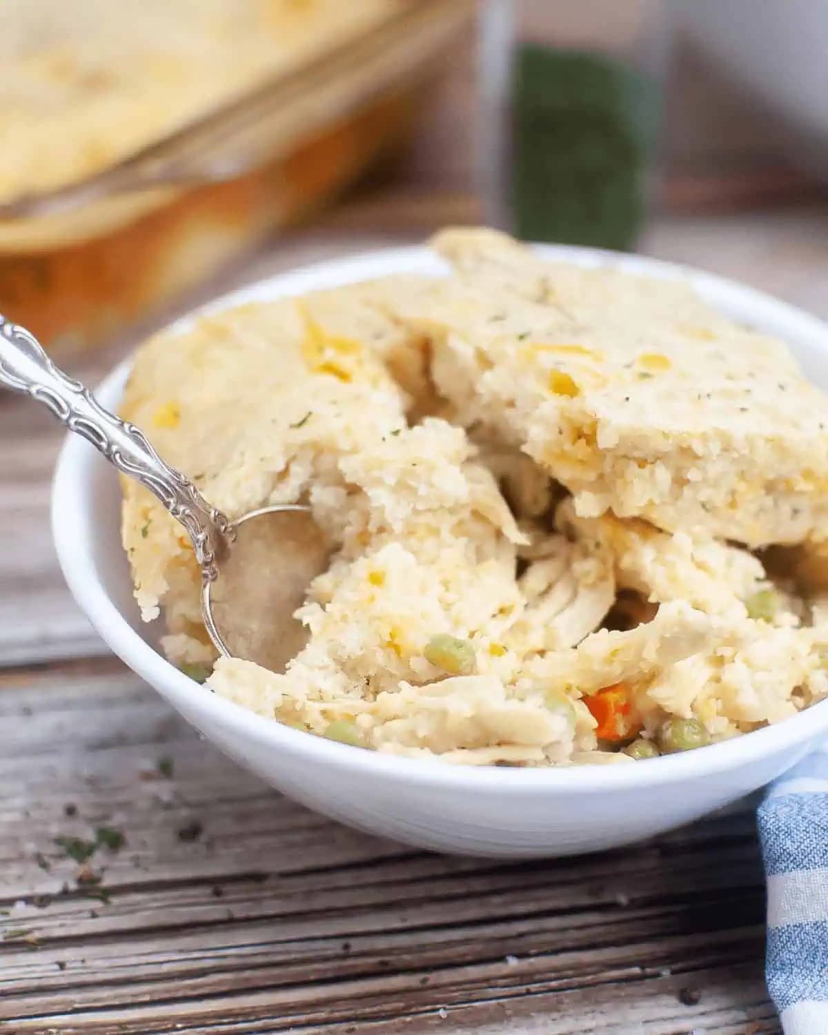 Chicken Cobbler Casserole