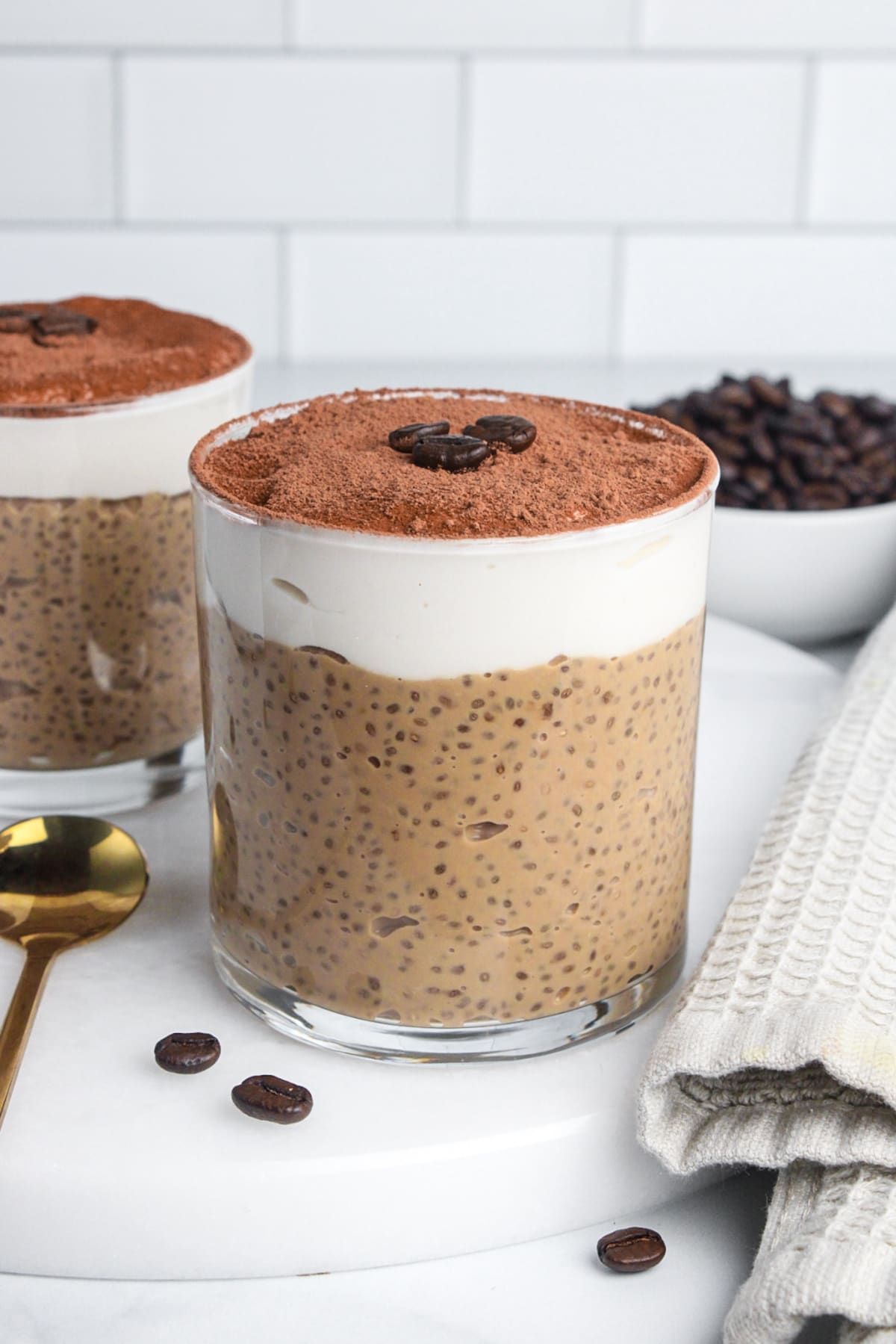 Tiramisu Chia Pudding