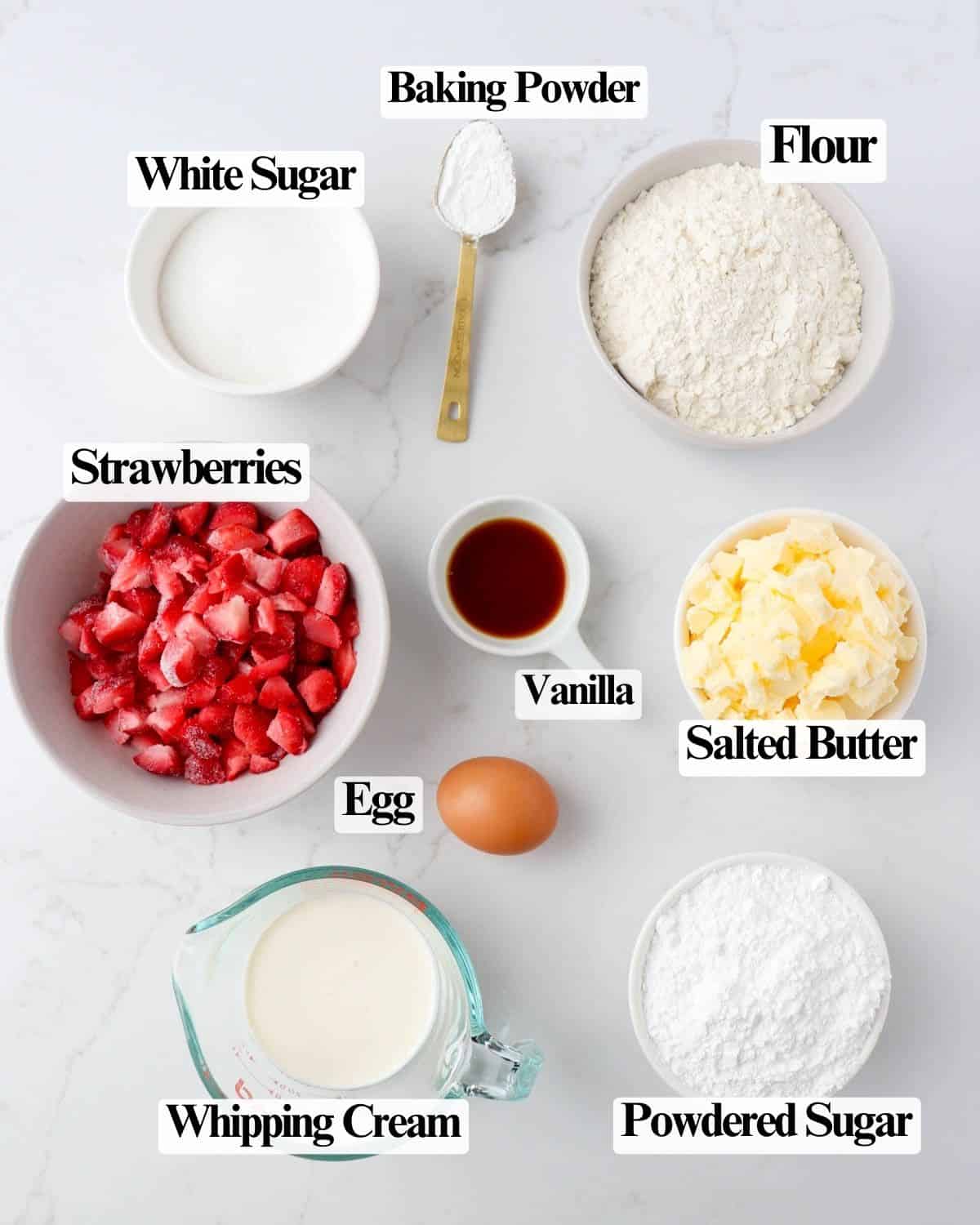 Strawberries & Cream Scones