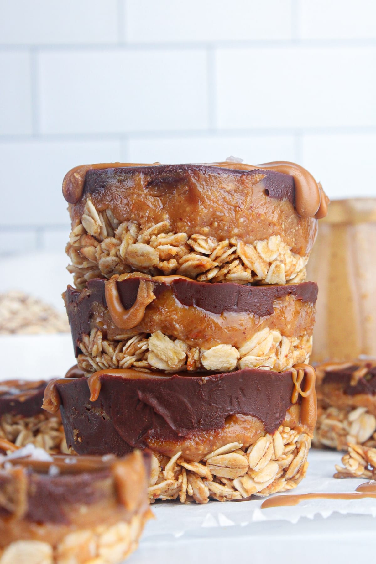 Chocolate Peanut Butter Oat Cups