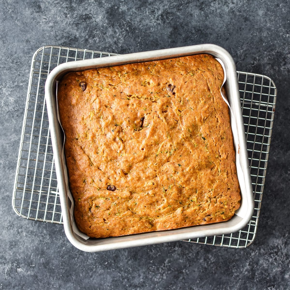 Pumpkin Spice Zucchini Bread Squares