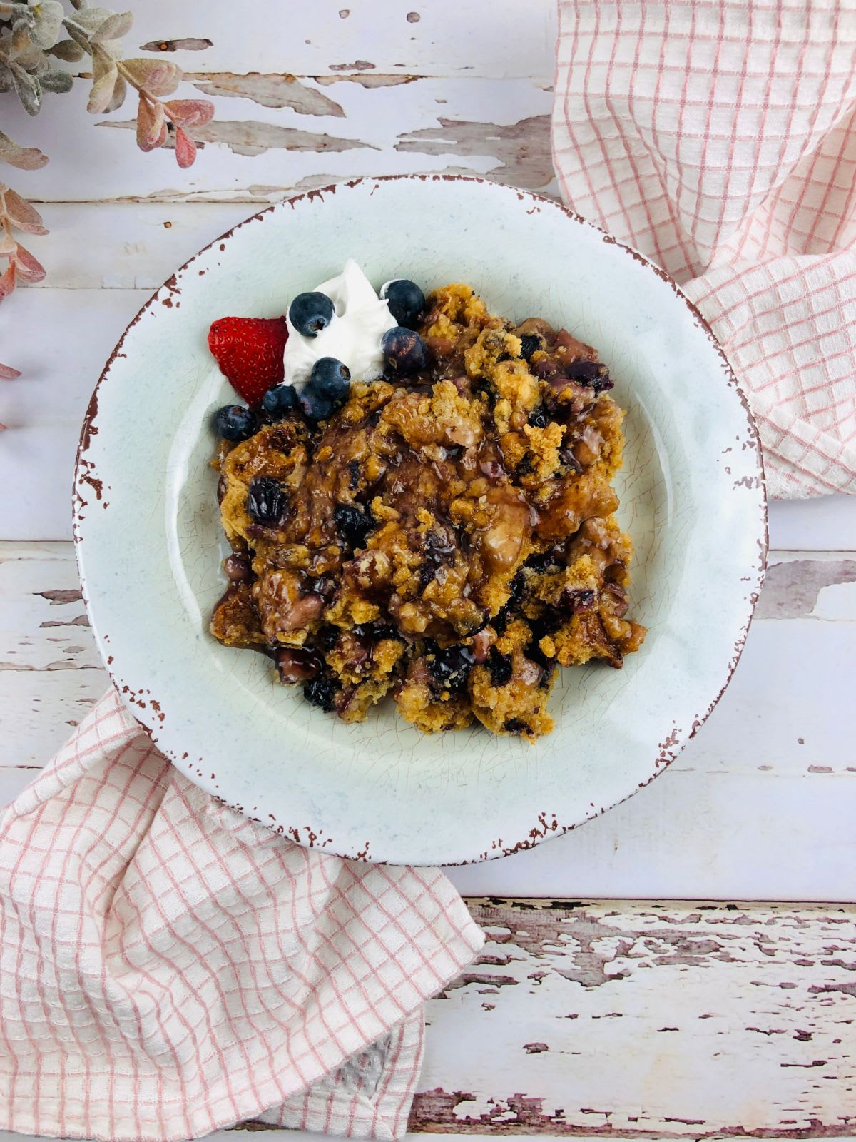 Mixed Berry Cobbler with Cake Mix