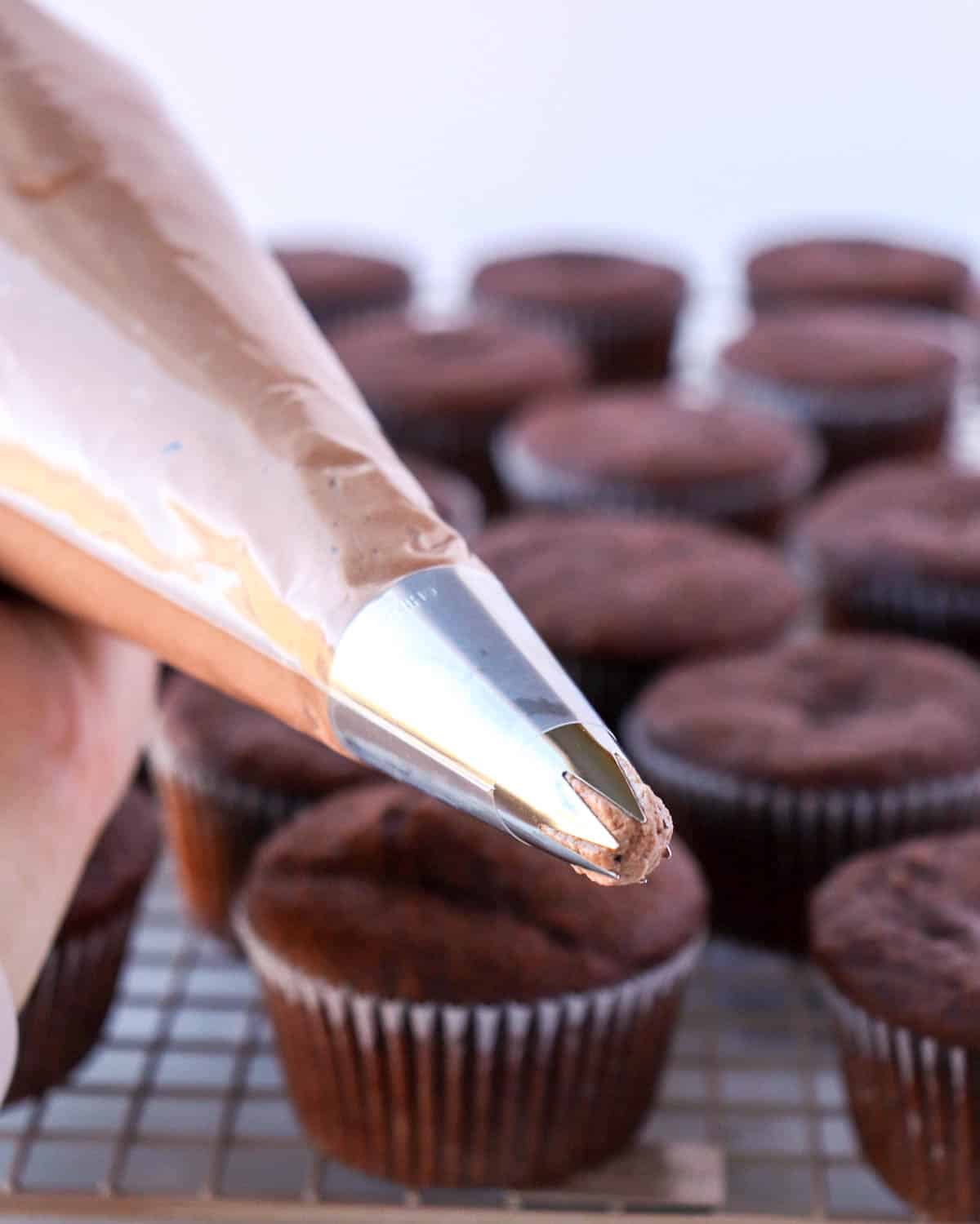 Hot Chocolate Cupcakes