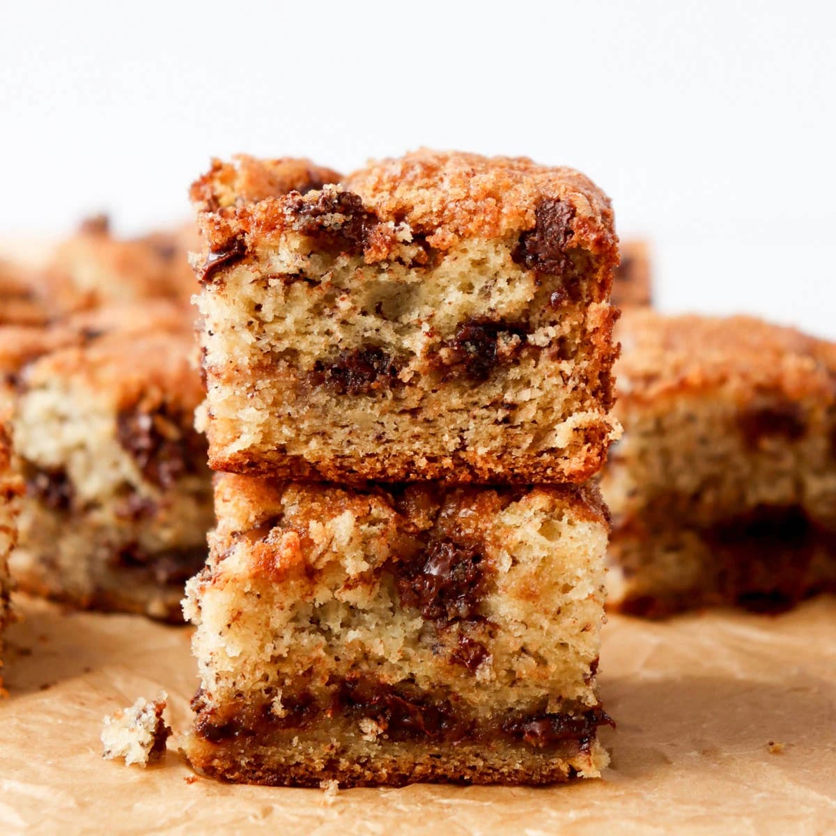 Banana Chocolate Chip Coffee Cake
