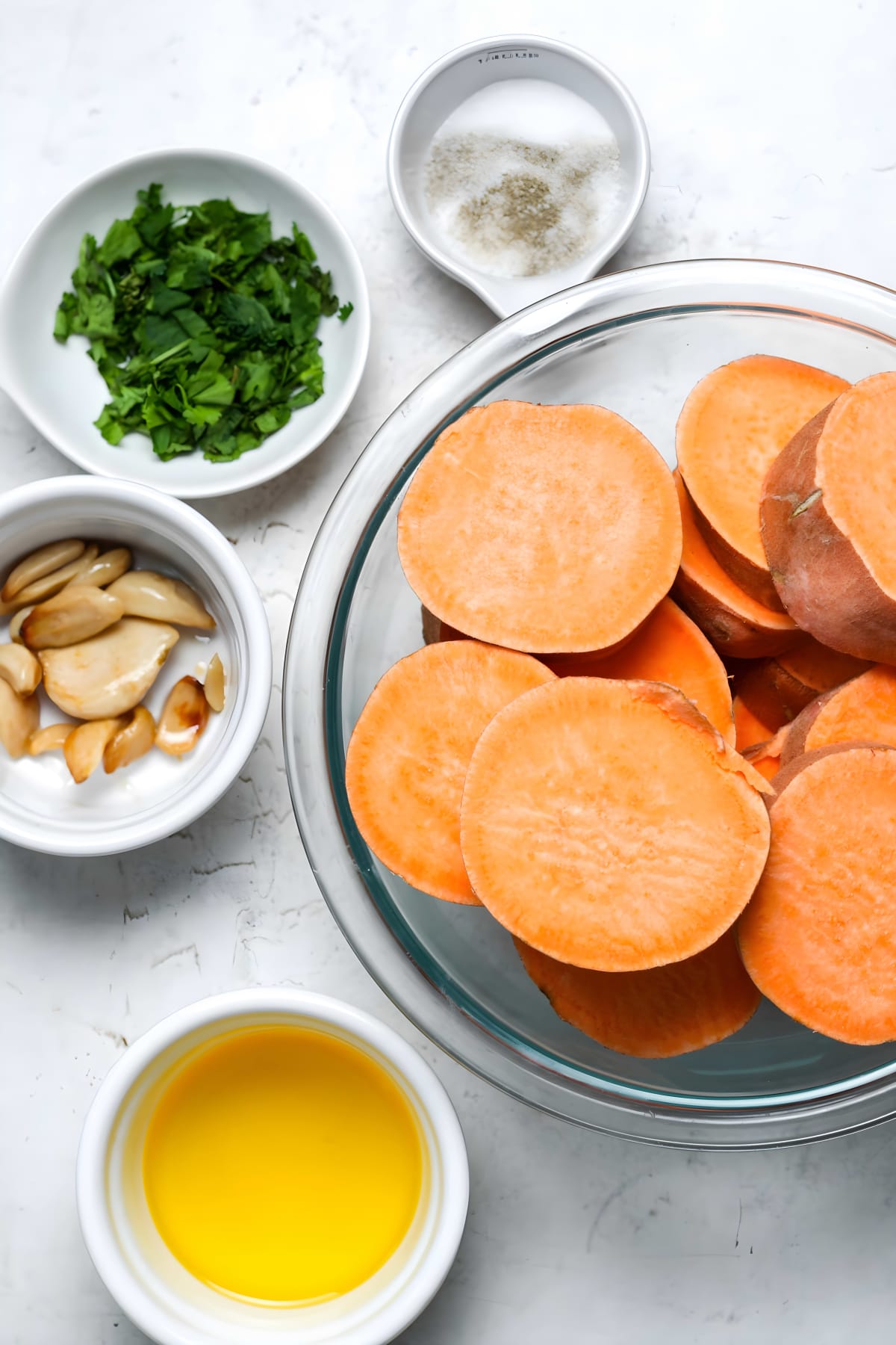 Smashed Sweet Potatoes