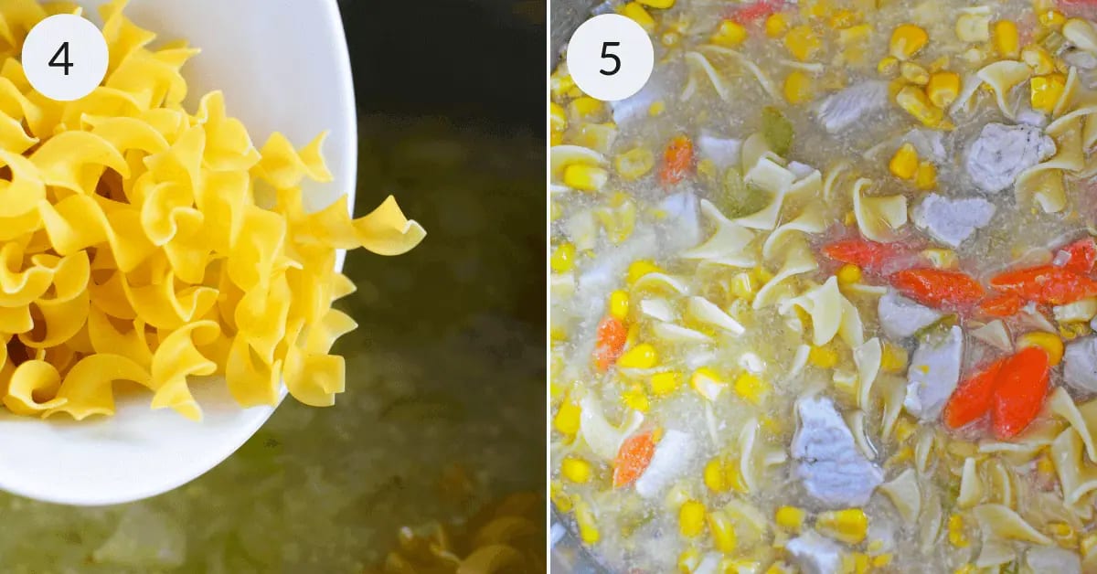 Chicken Corn Noodle Soup