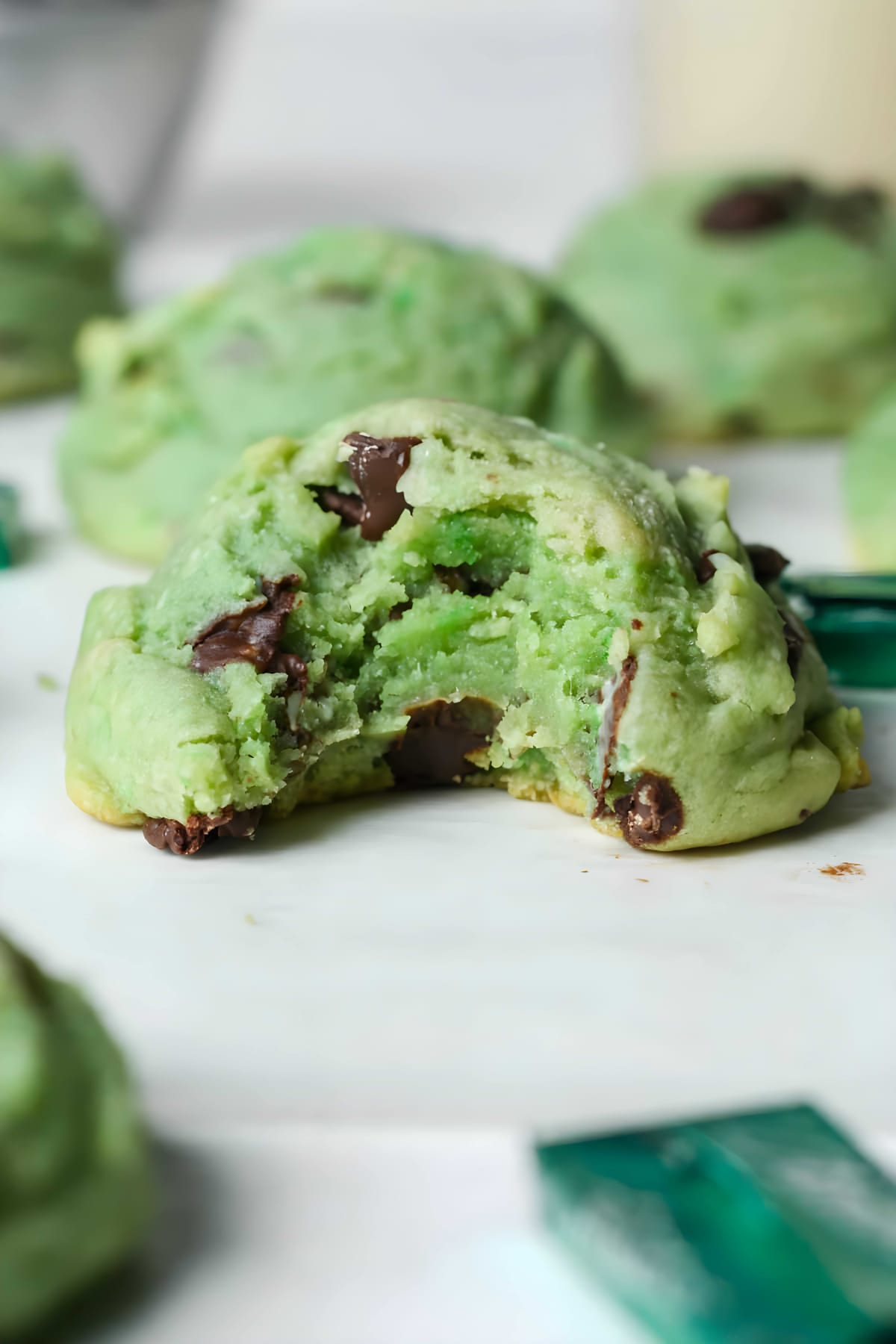 Mint Chocolate Chip Cookies