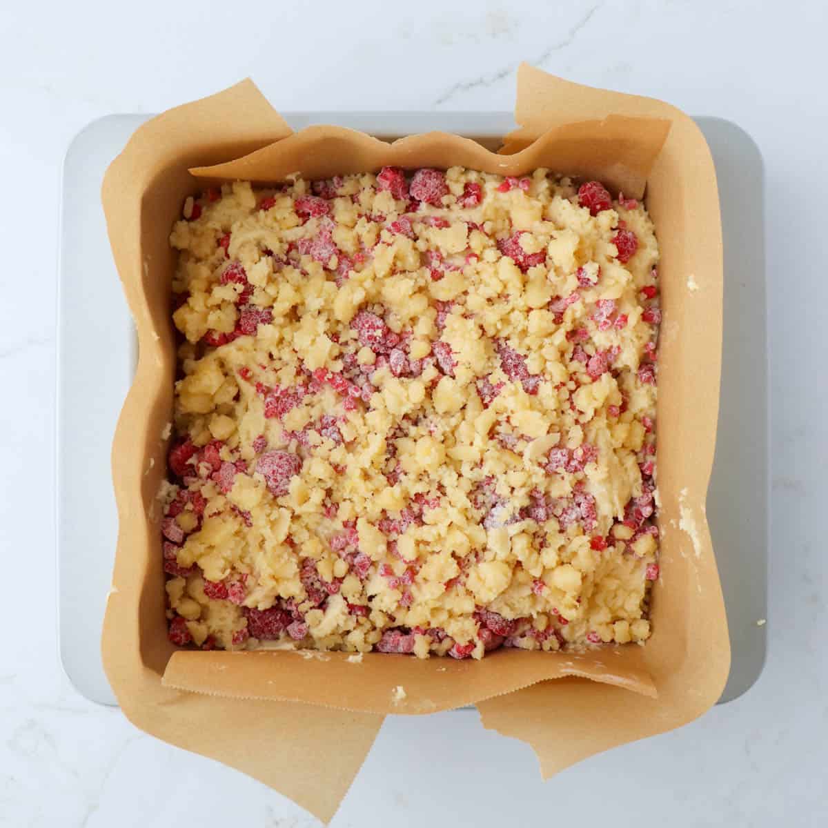 Raspberry Lemon Coffee Cake