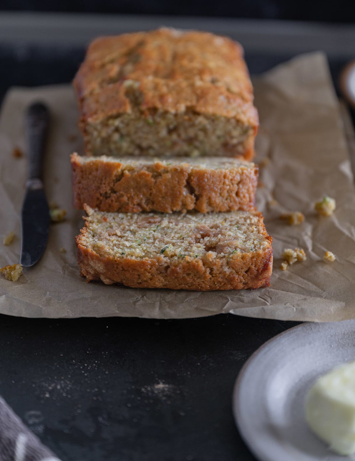 Zucchini Bread with Cinnamon, Cardamom, and Orange Zest