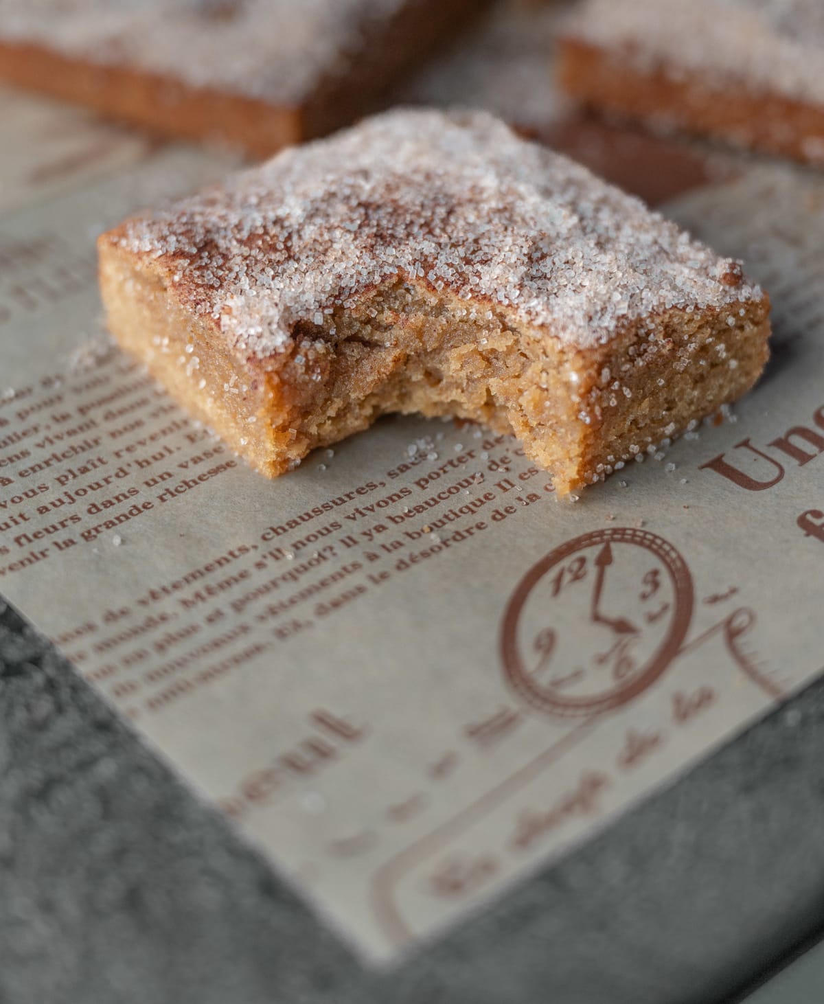 Brown Butter Churro Blondies