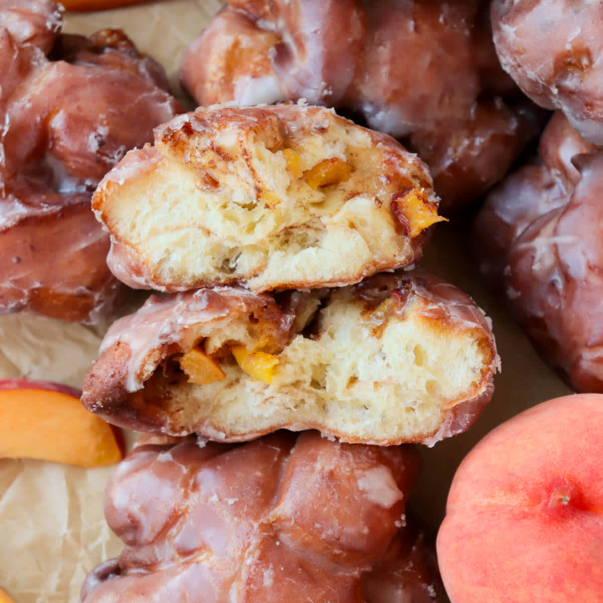 Old-Fashioned Peach Fritters
