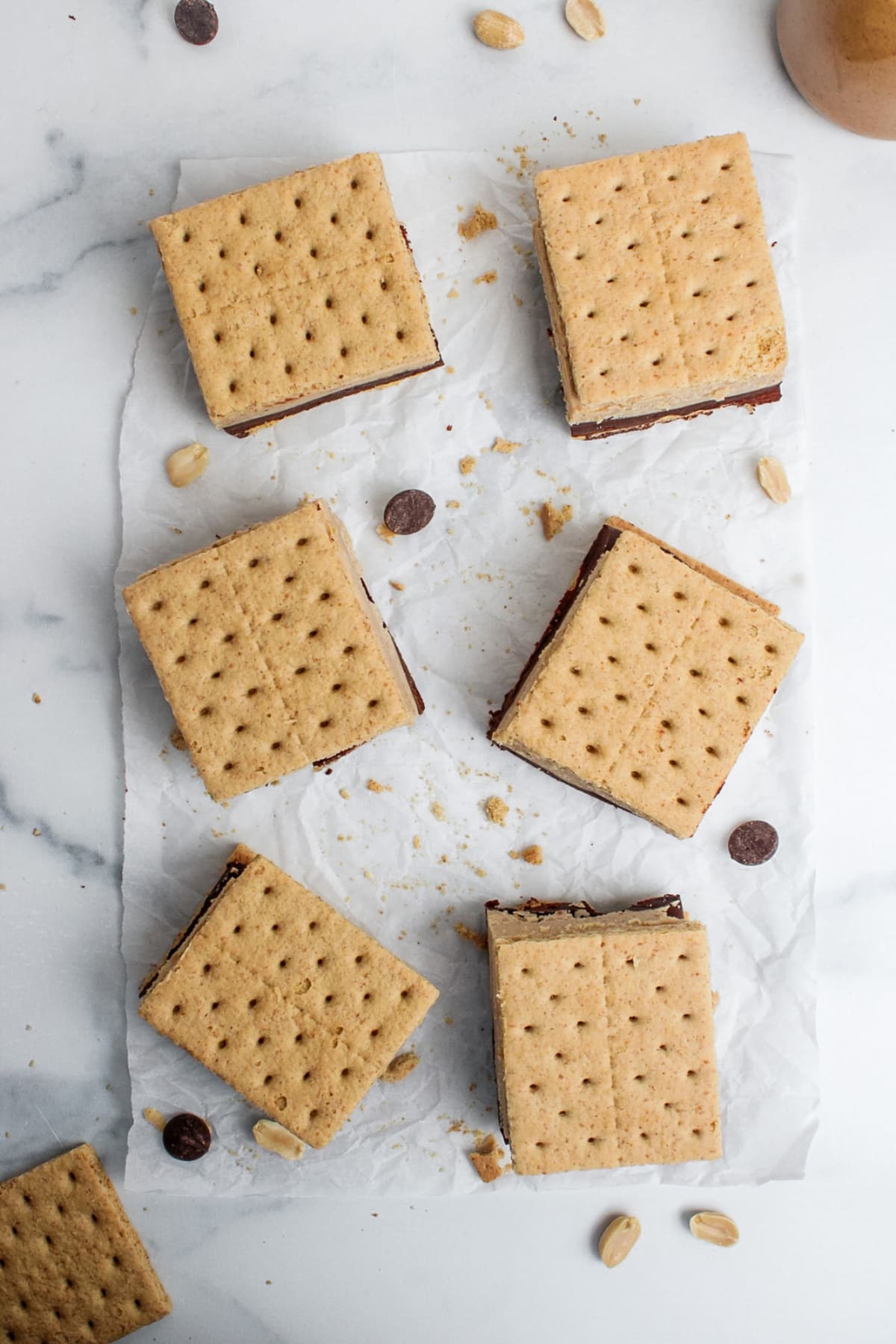 Frozen Peanut Butter S'mores