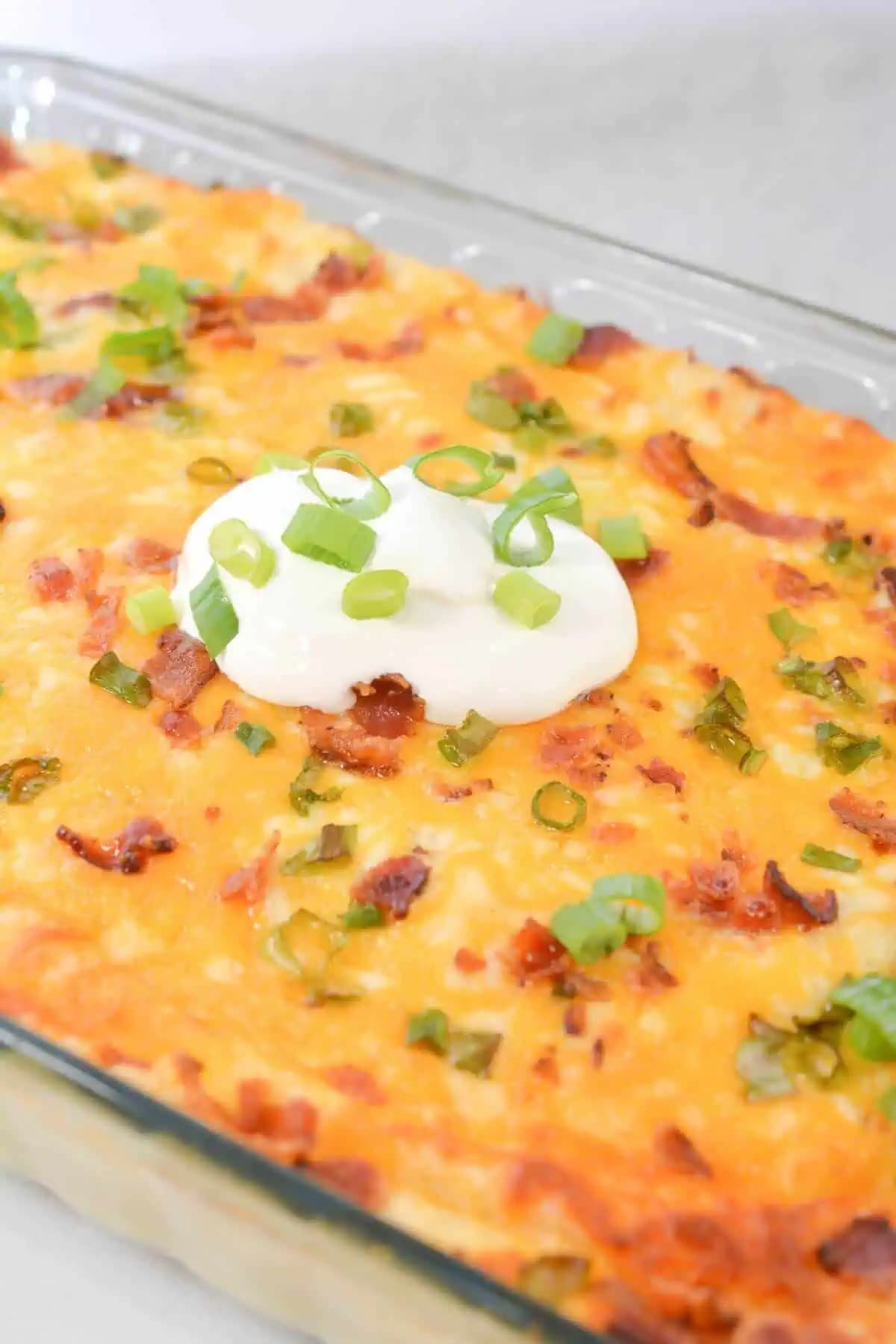 Loaded Mashed Potato Casserole
