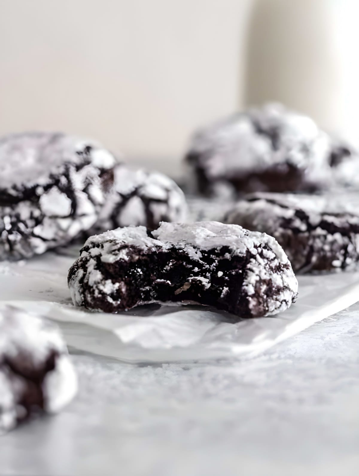 Gluten Free Chocolate Crinkle Cookies (Paleo)