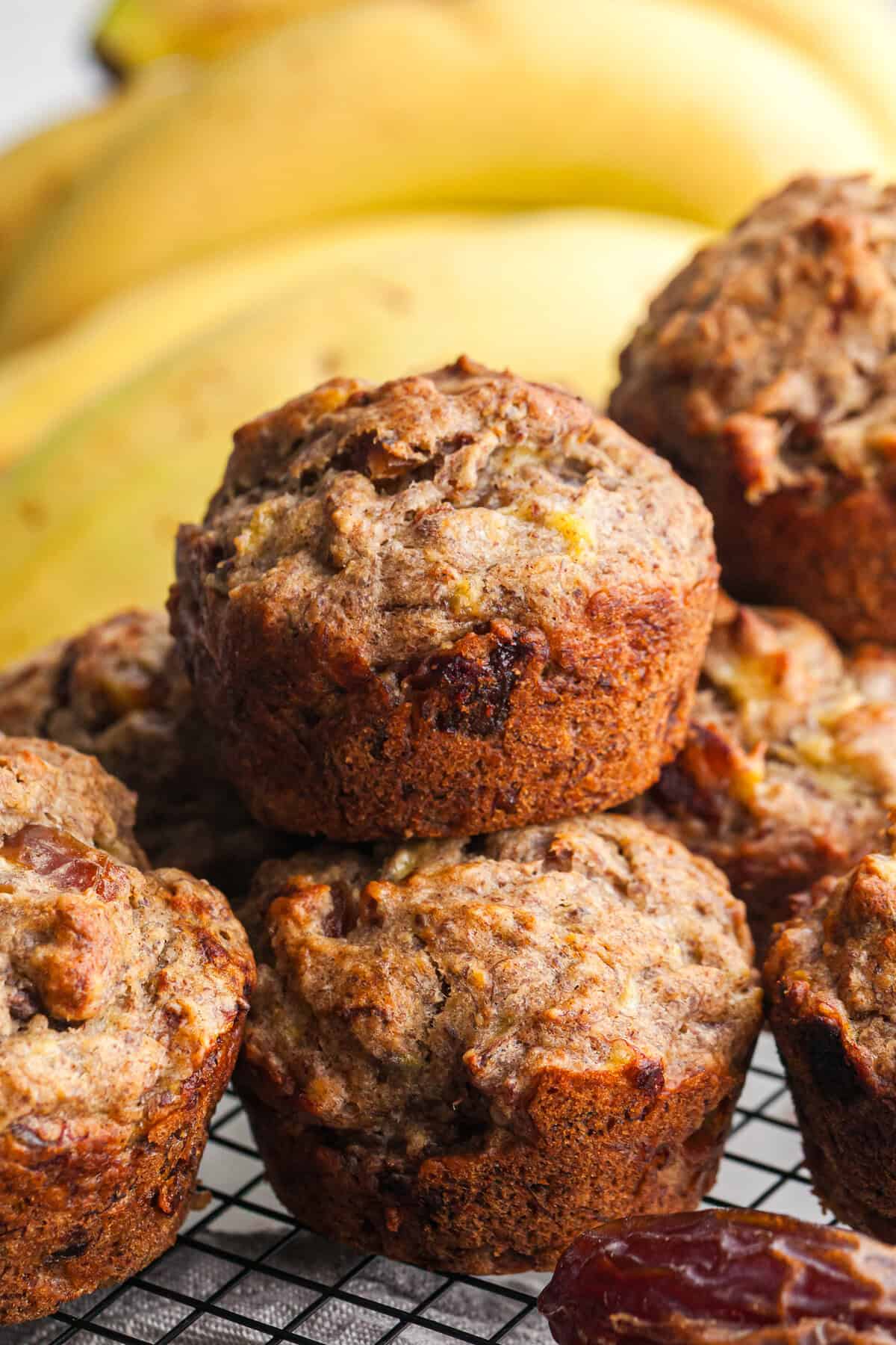 Banana Date Muffins