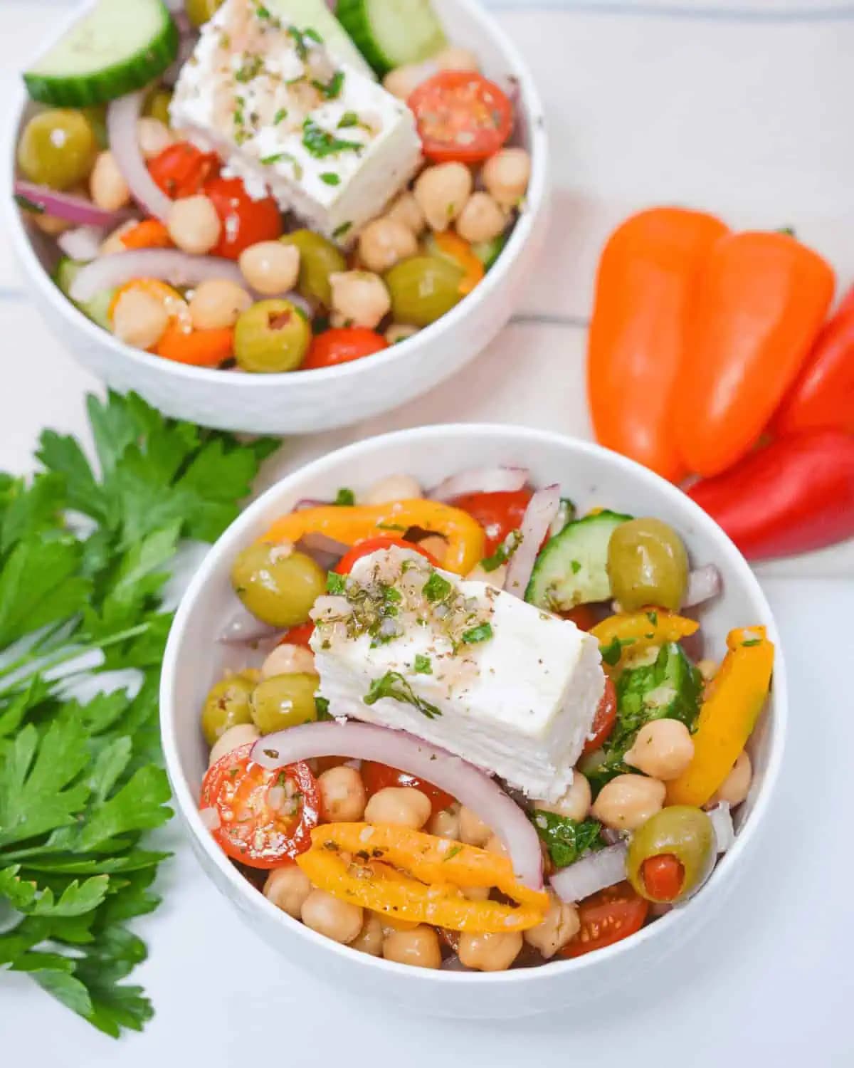 Greek Chickpea Salad