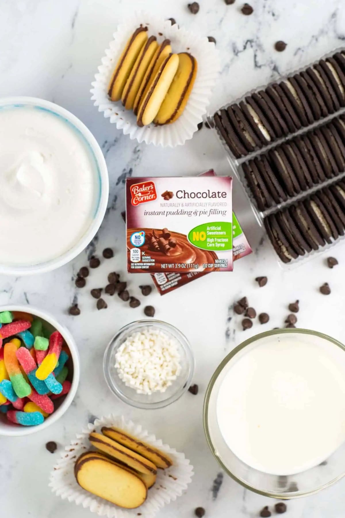 Halloween Dirt Pudding Cups