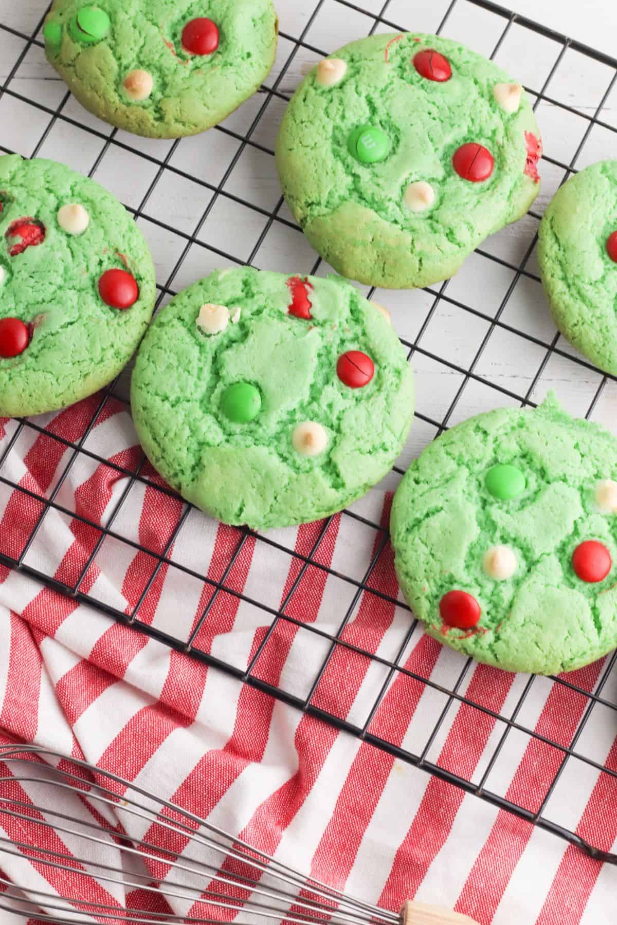 Christmas Cake Mix Cookies