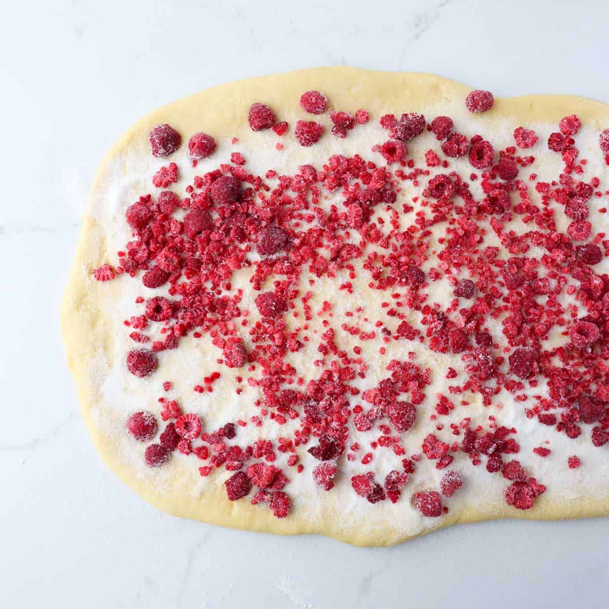 Raspberry Brioche Sweet Rolls