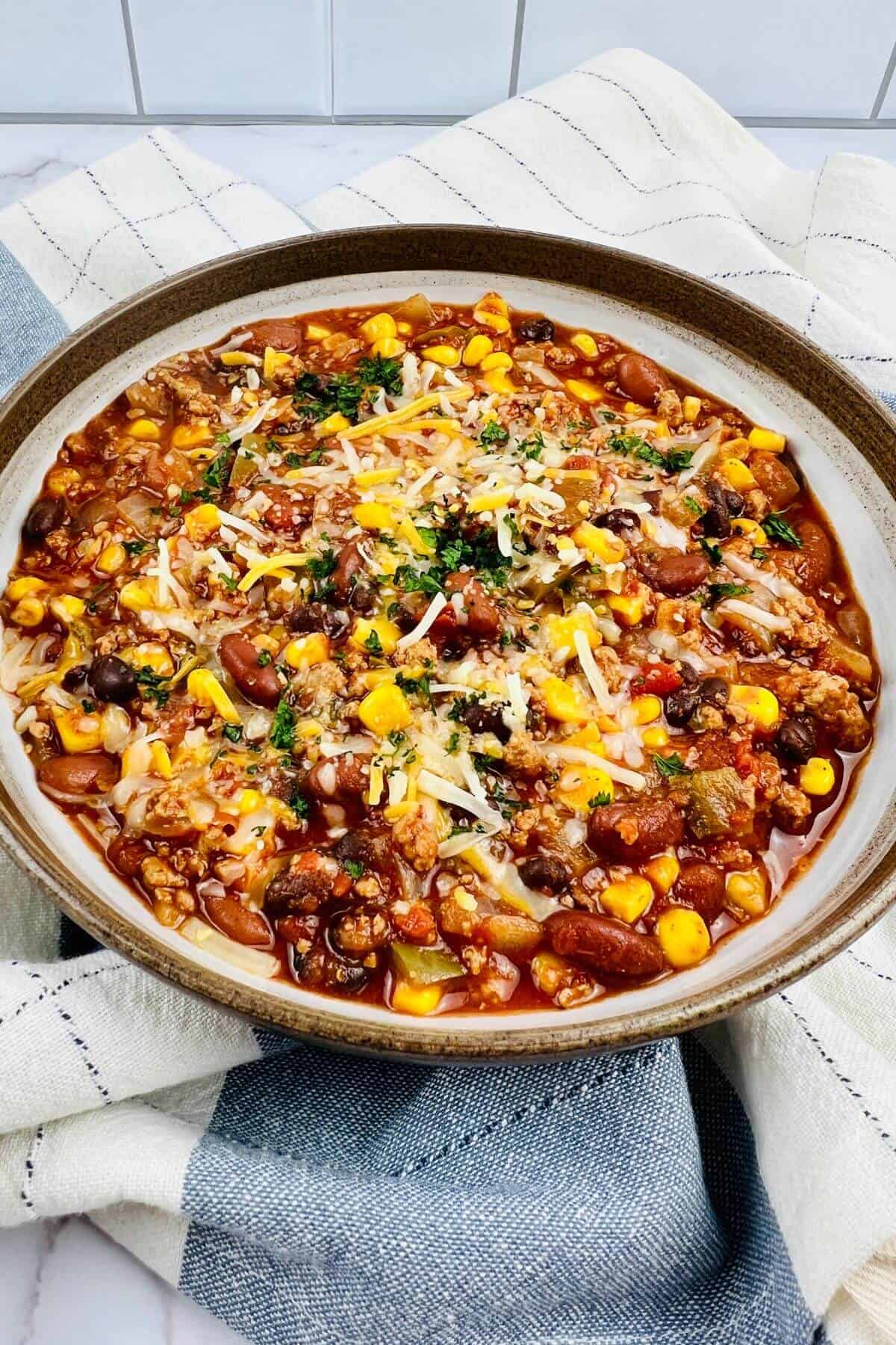Slow Cooker Taco Chili