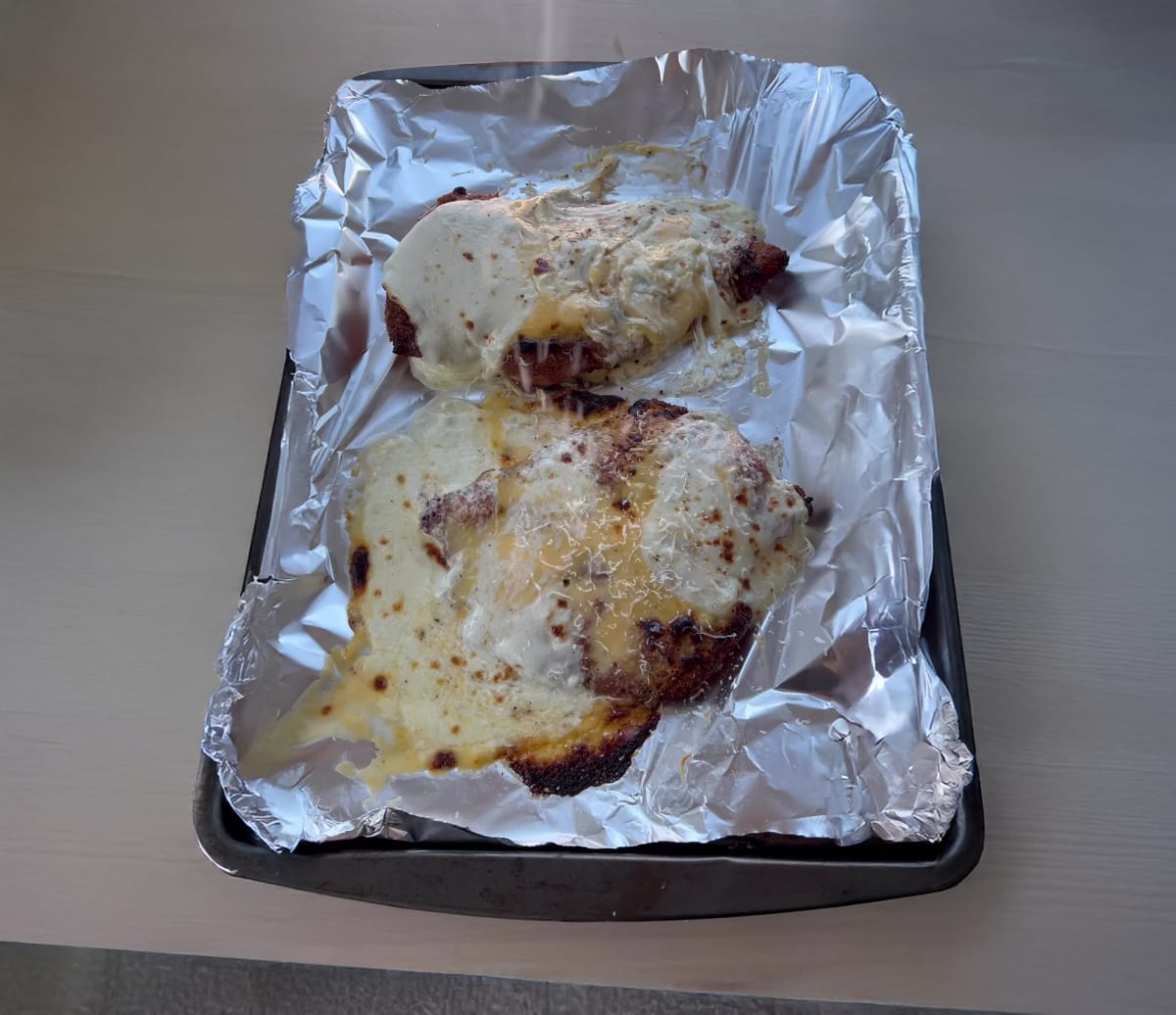 Mac & Cheese Chicken Parm