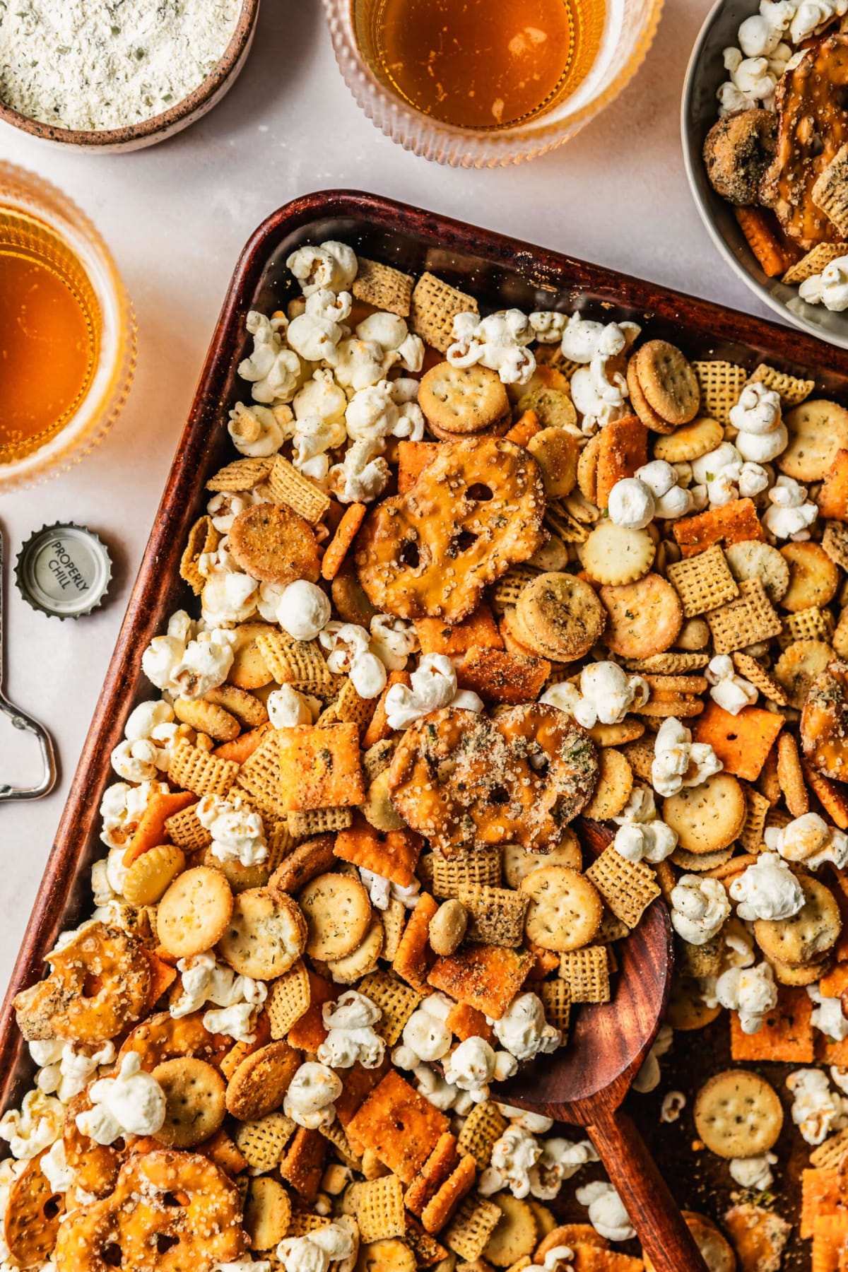 The Best Spicy Ranch Snack Mix