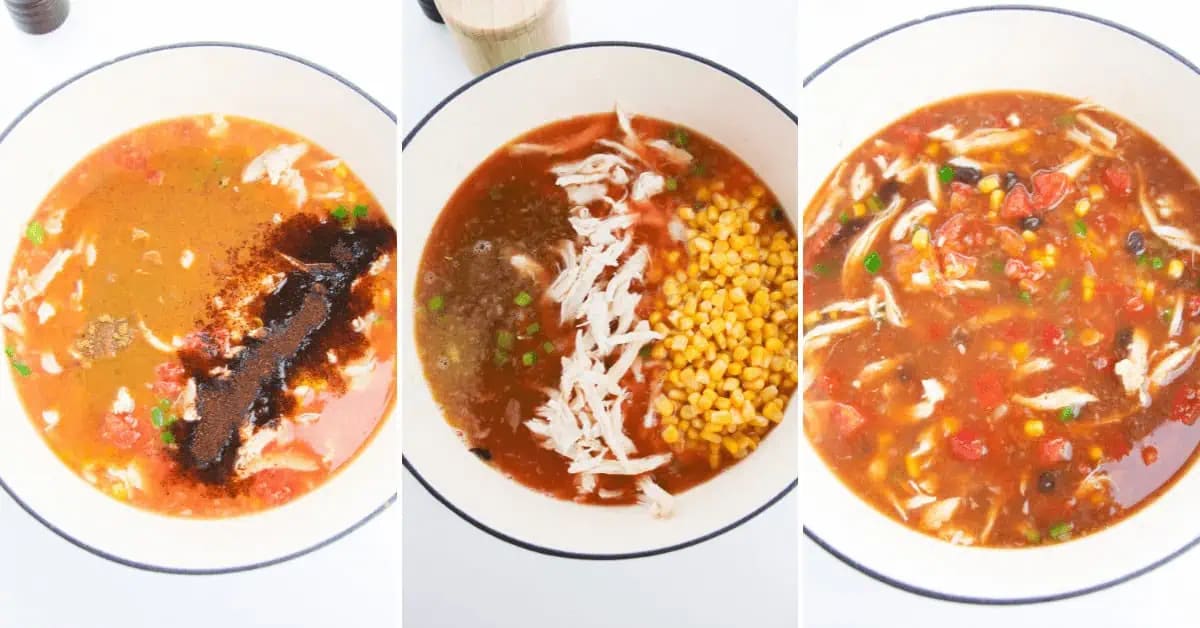 Rotisserie Chicken Tortilla Soup