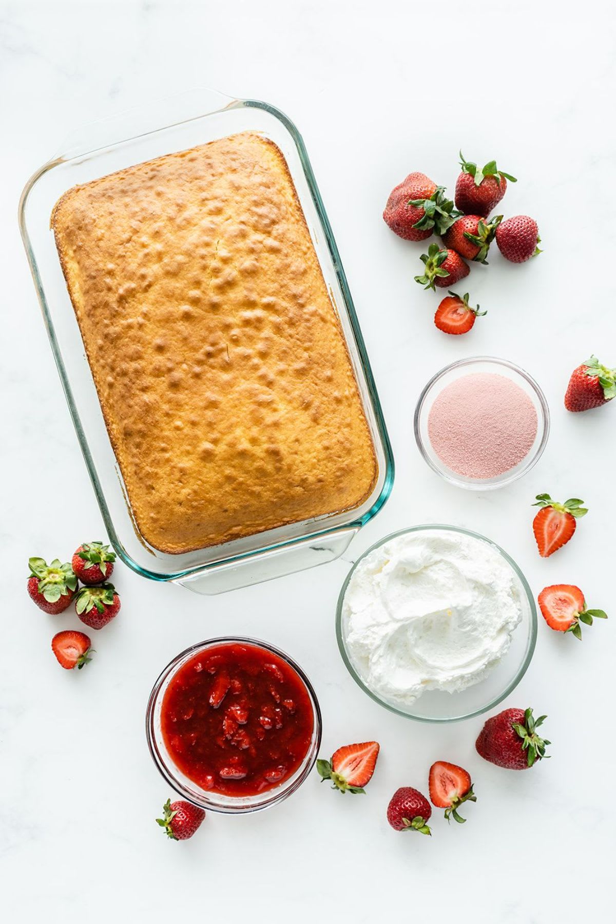 Jello Strawberry Cake