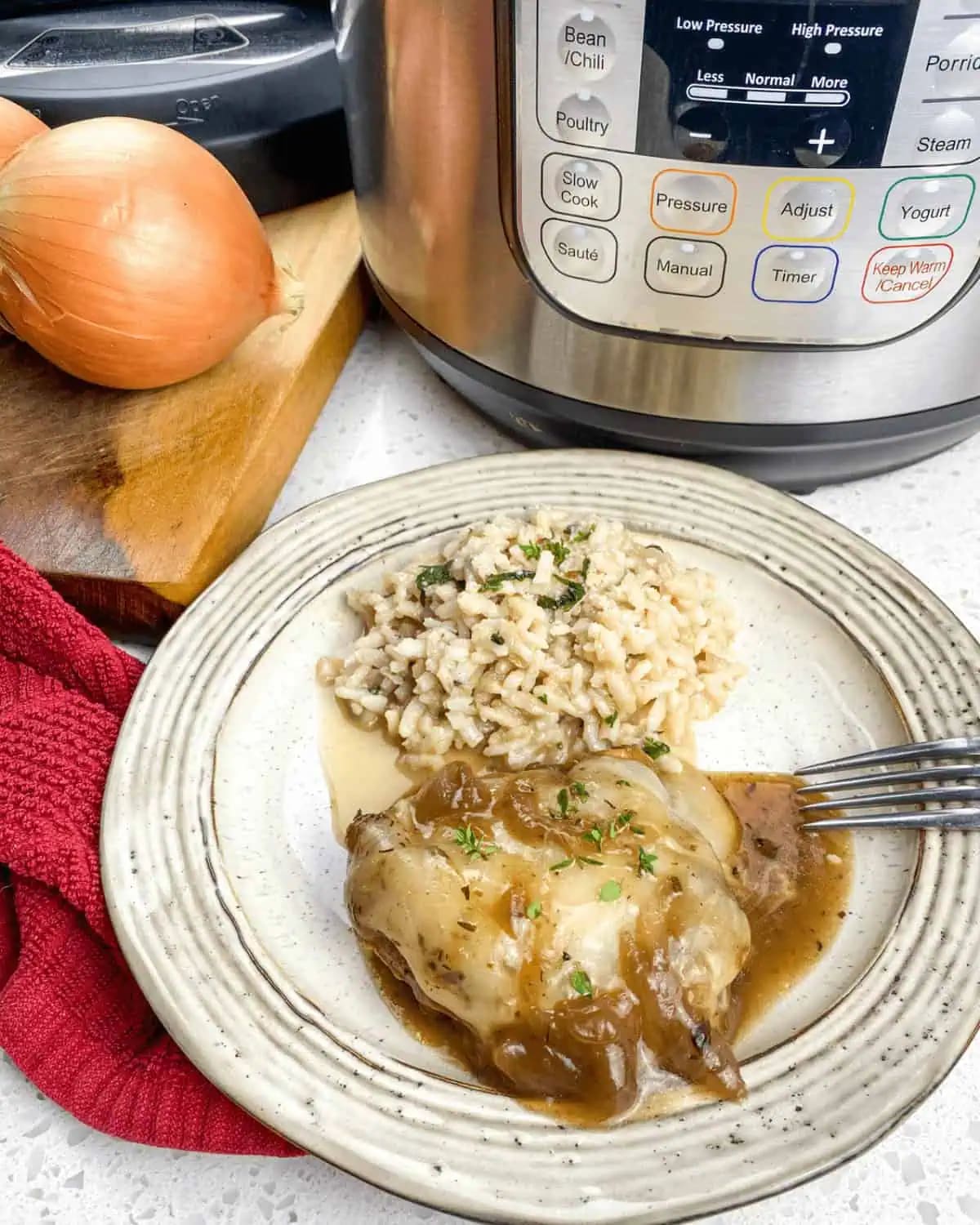 Instant Pot French Onion Soup with Chicken