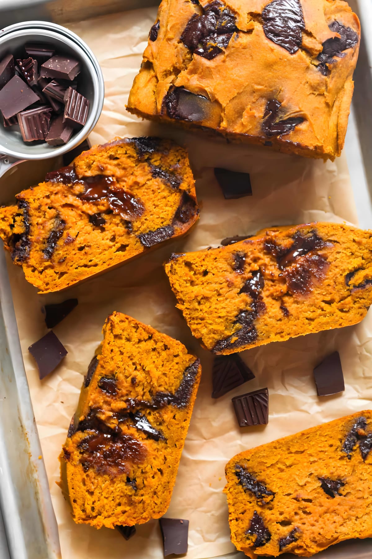 Pumpkin Chocolate Chip Bread
